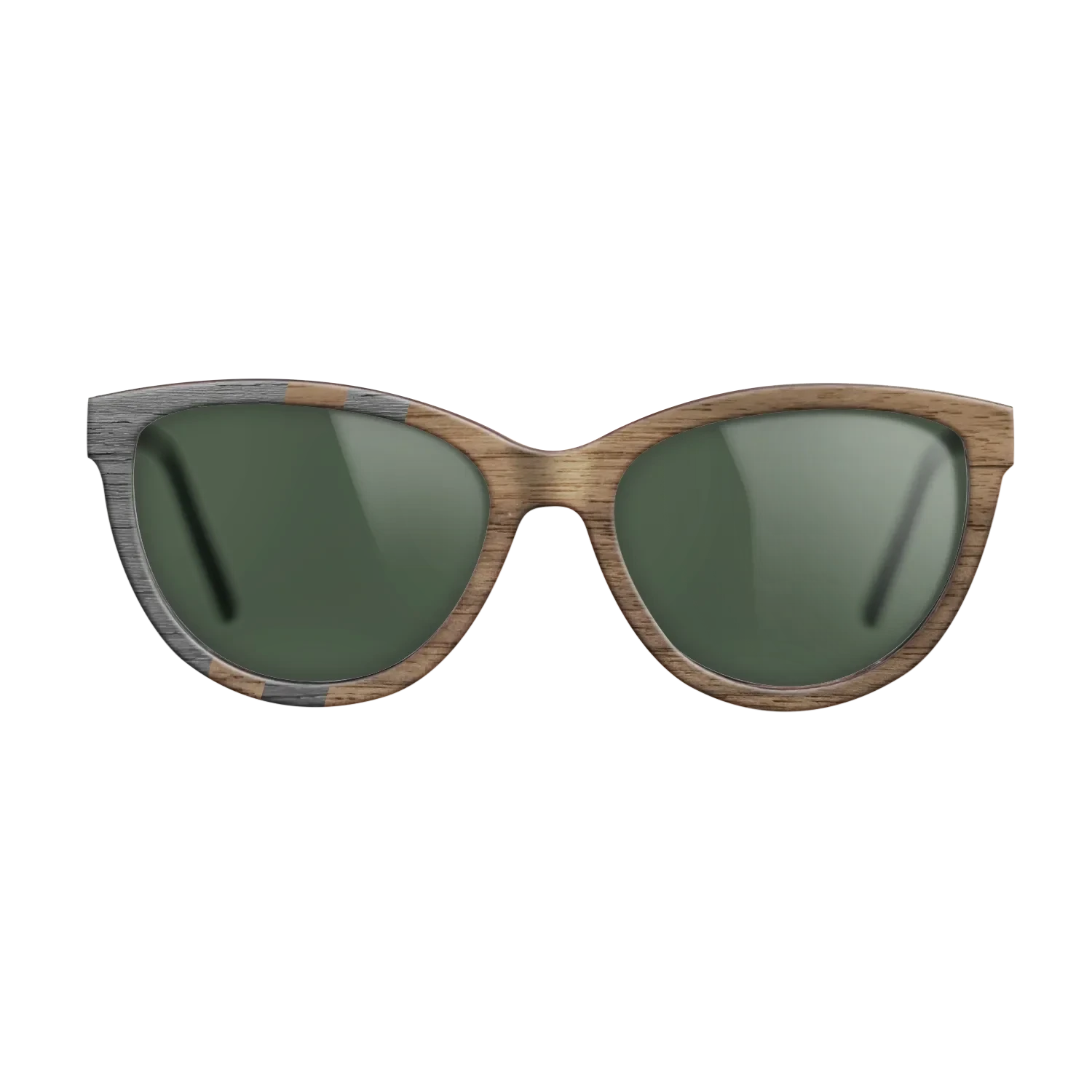 Walnut: Straight Grain,Poplar Dyed: Grey: Splice - The Maiden - Cat - SIRIS wood optic