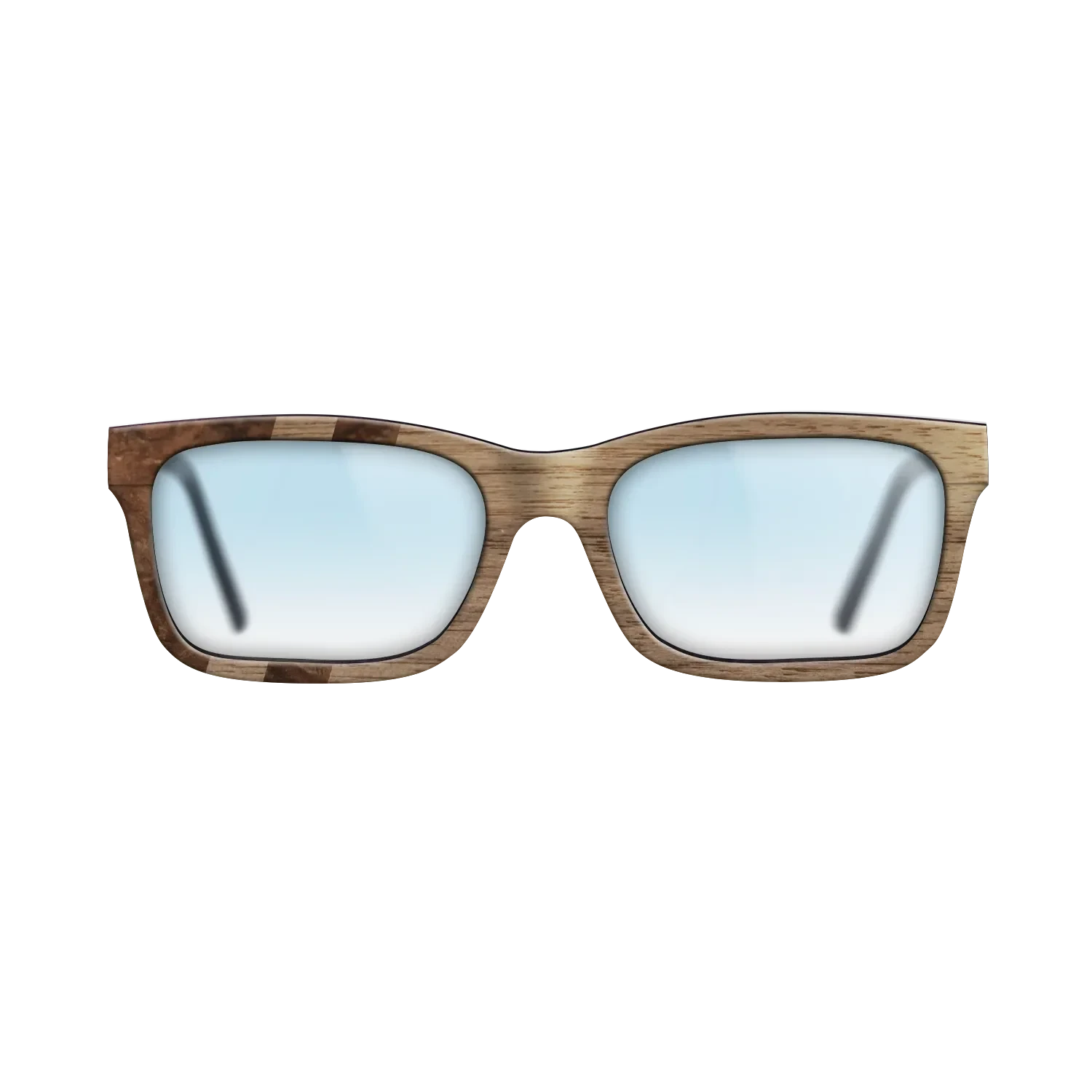 Walnut Burl,Walnut: Straight Grain: Splice - The Sage - Rectangle - SIRIS wood optic