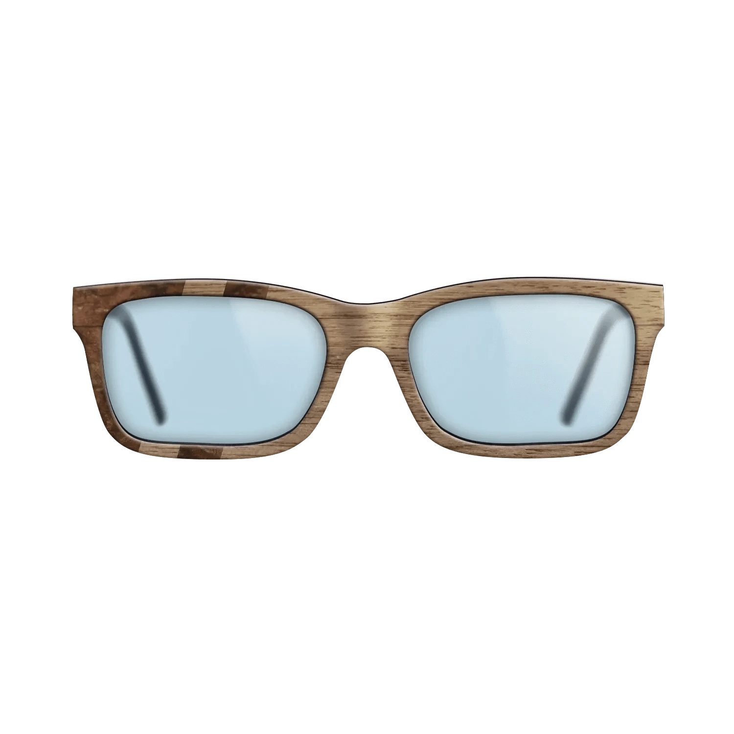 Walnut Burl,Walnut: Straight Grain: Splice - The Sage - Rectangle - SIRIS wood optic
