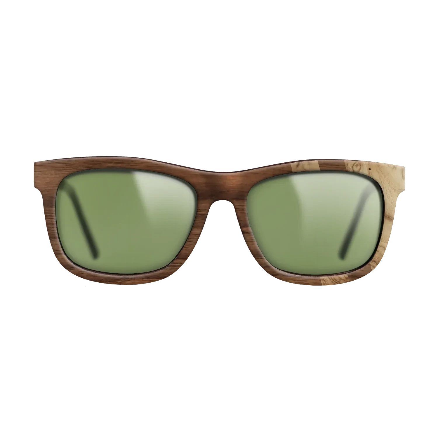 Walnut Claro Dark,Olive Burl: Splice - The Hero - Square - SIRIS wood optic