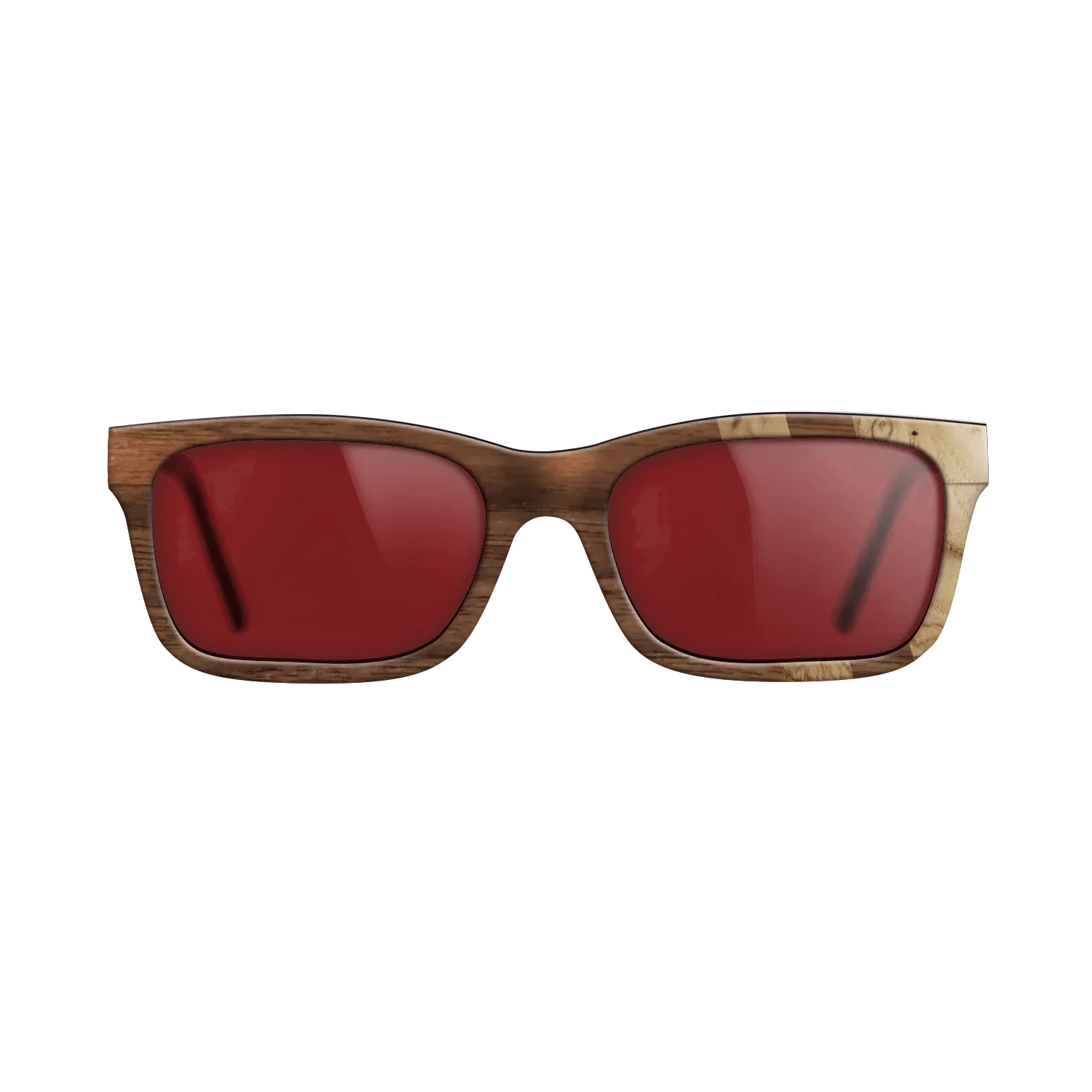 Walnut Claro Dark,Olive Burl: Splice - The Sage - Rectangle - SIRIS wood optic