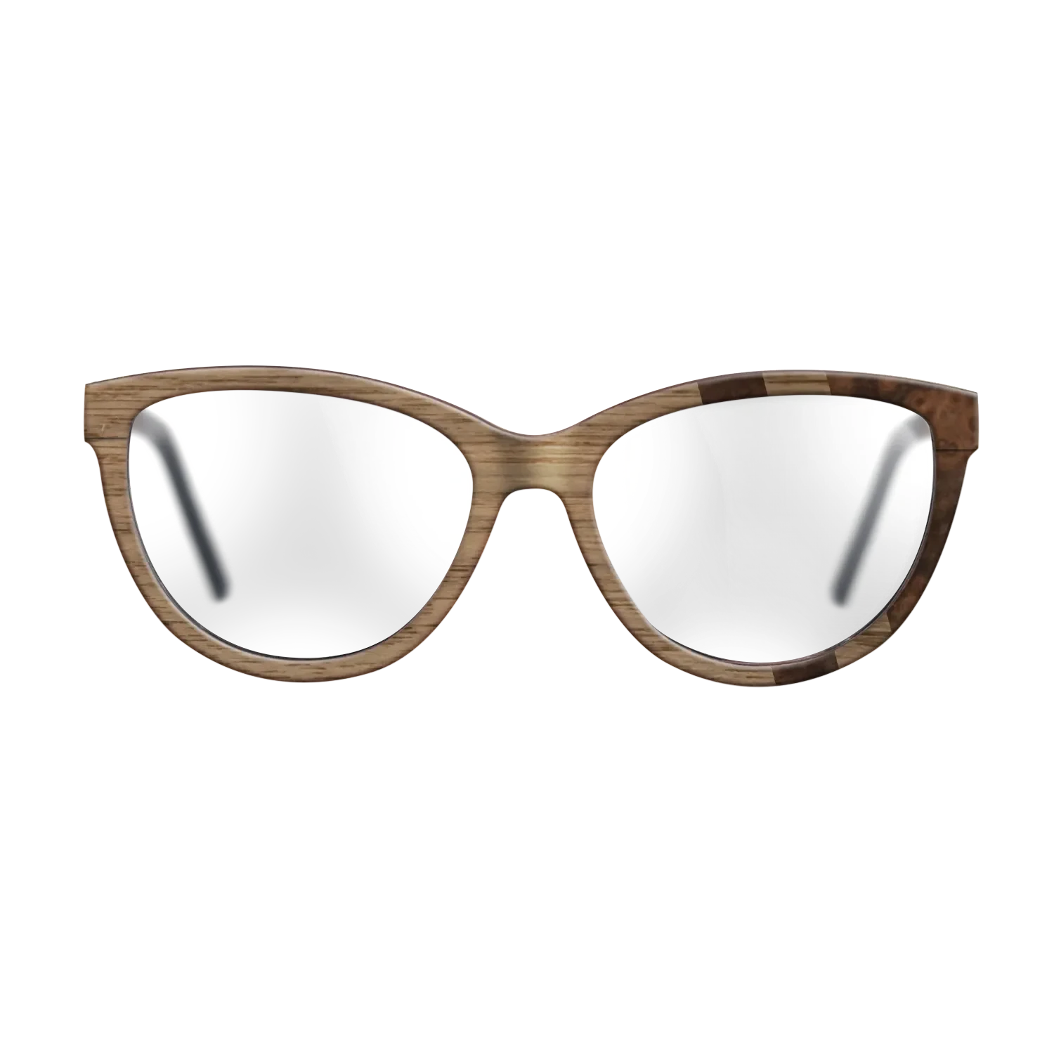 Walnut: Straight Grain,Walnut Burl: Splice - The Maiden - Cat - SIRIS wood optic