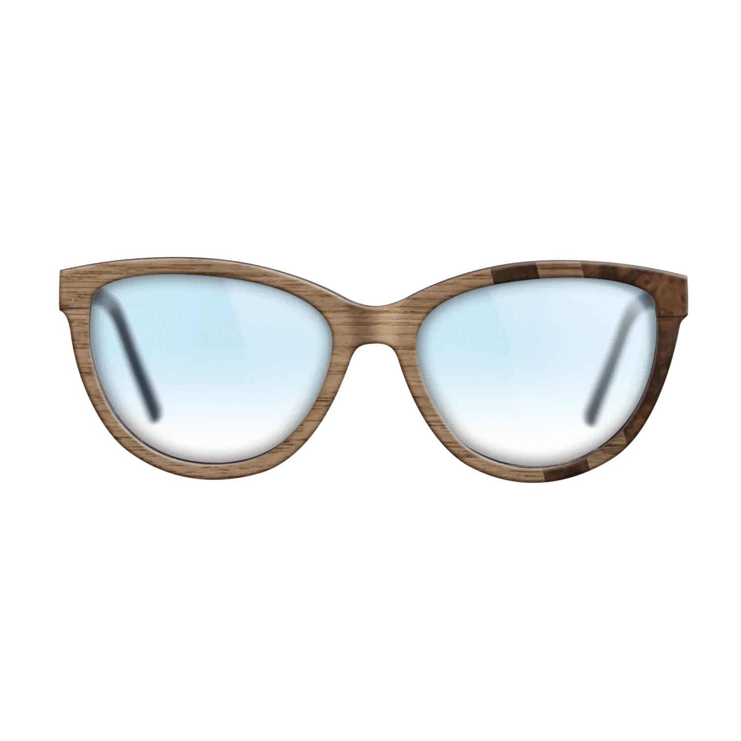 Walnut: Straight Grain,Walnut Burl: Splice - The Maiden - Cat - SIRIS wood optic