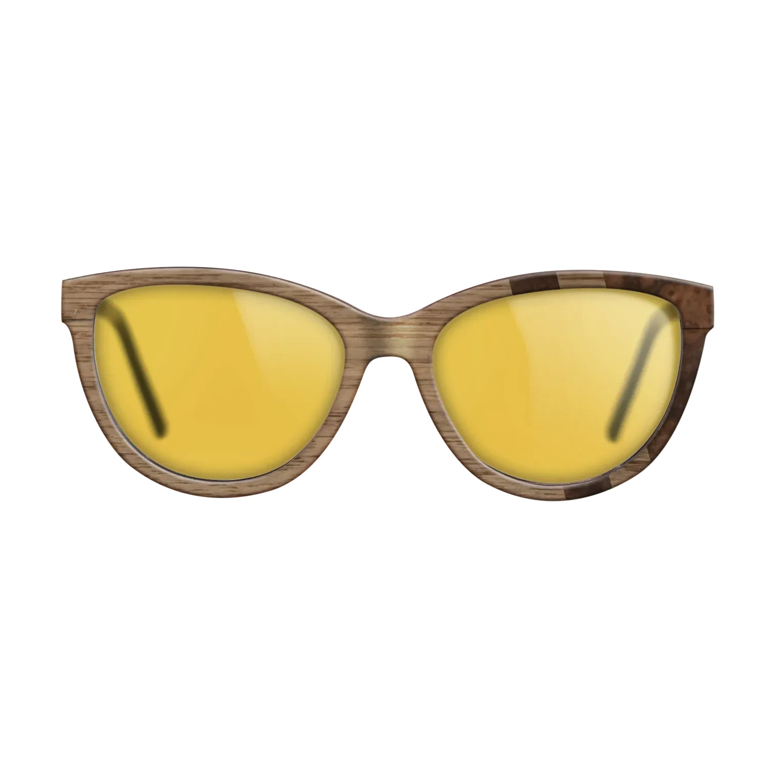Walnut: Straight Grain,Walnut Burl: Splice - The Maiden - Cat - SIRIS wood optic