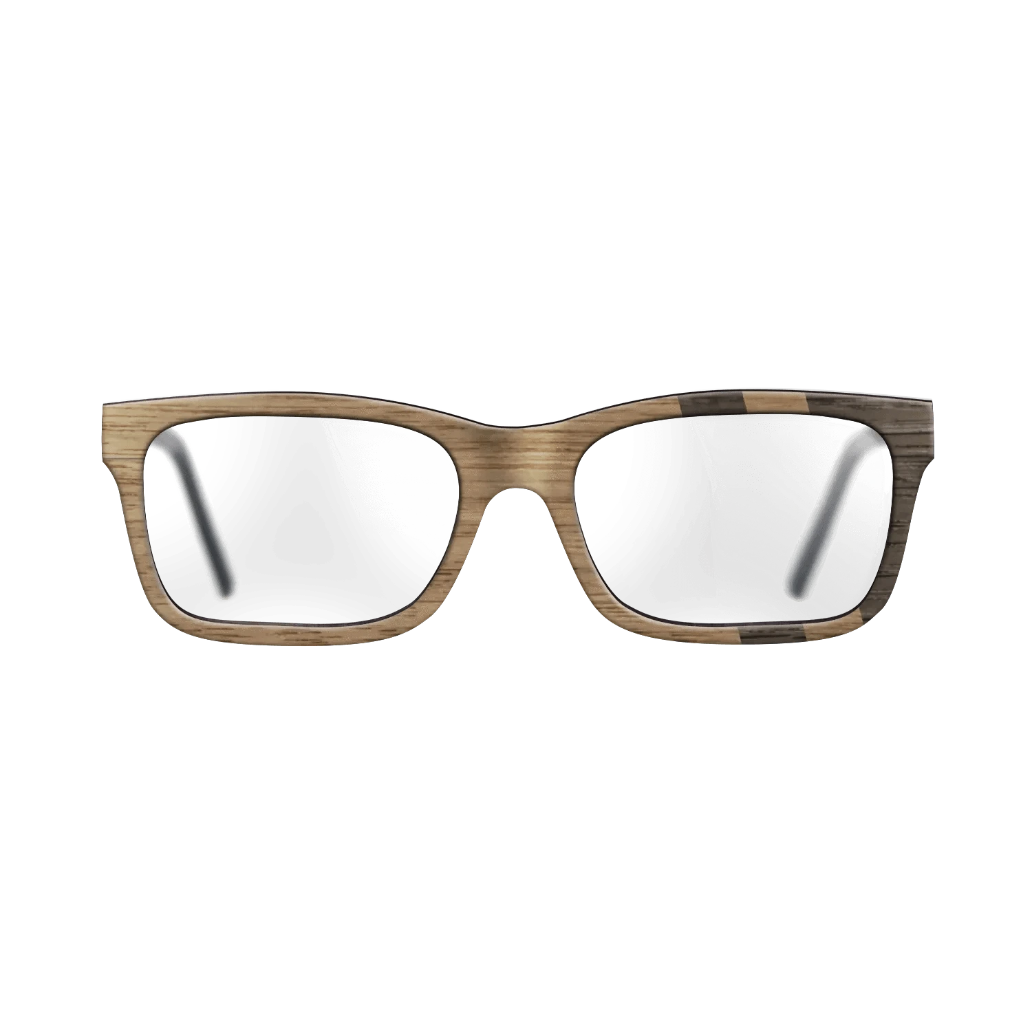 Walnut: Straight Grain,Fumed Oak: Splice - The Sage - Rectangle - SIRIS wood optic