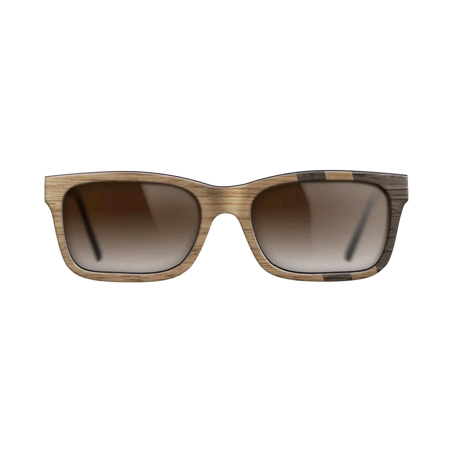 Walnut: Straight Grain,Fumed Oak: Splice - The Sage - Rectangle - SIRIS wood optic