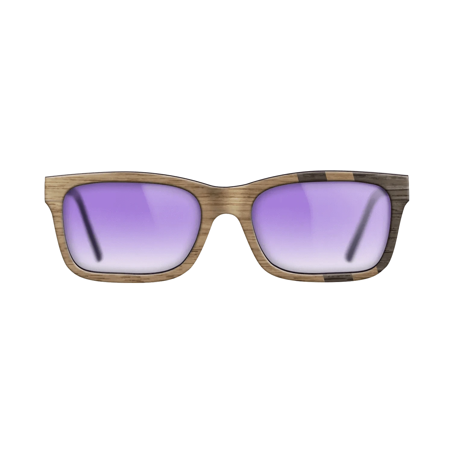 Walnut: Straight Grain,Fumed Oak: Splice - The Sage - Rectangle - SIRIS wood optic