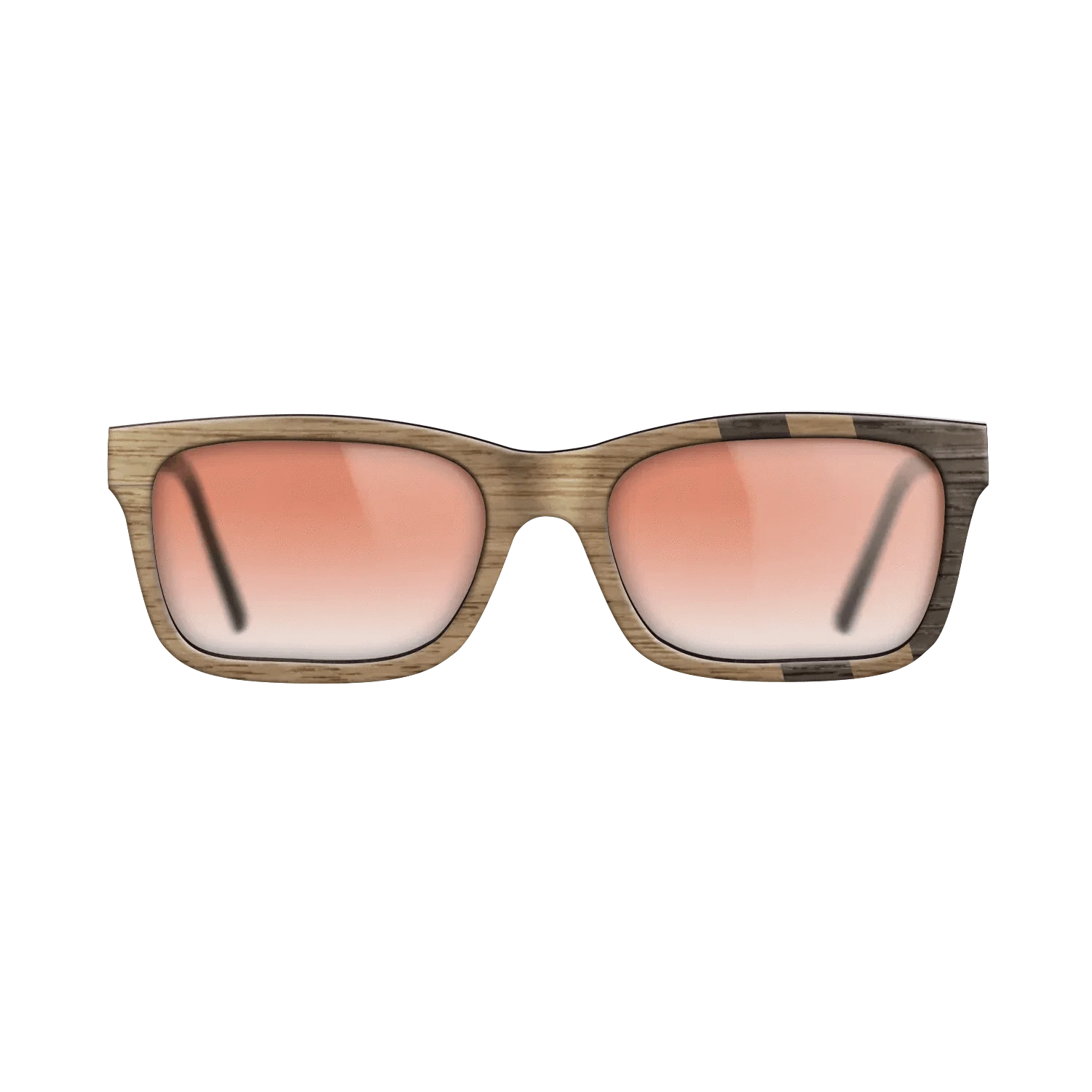 Walnut: Straight Grain,Fumed Oak: Splice - The Sage - Rectangle - SIRIS wood optic