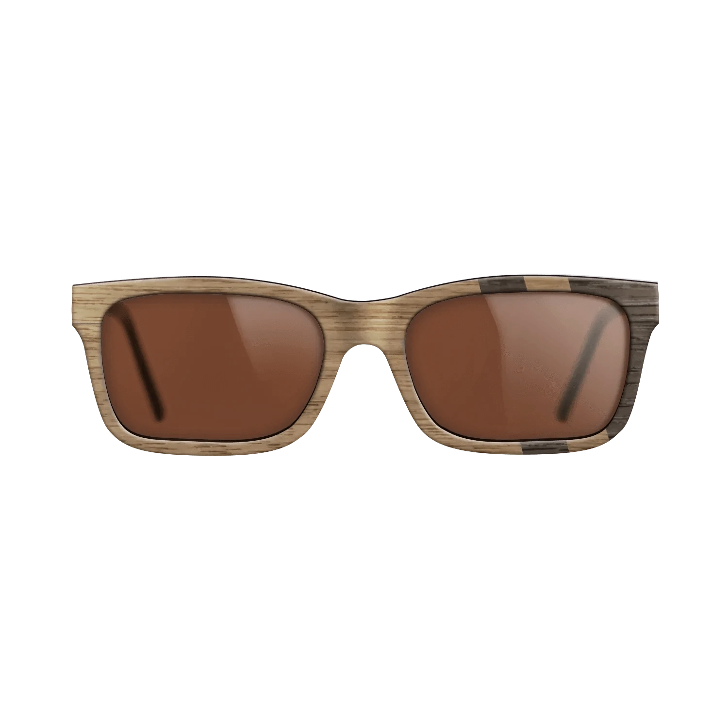 Walnut: Straight Grain,Fumed Oak: Splice - The Sage - Rectangle - SIRIS wood optic
