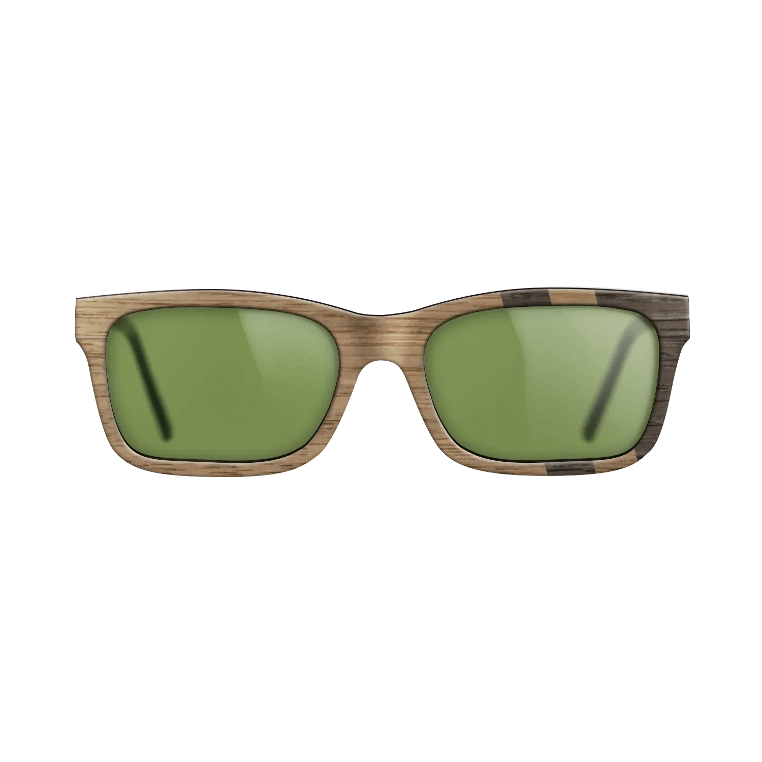 Walnut: Straight Grain,Fumed Oak: Splice - The Sage - Rectangle - SIRIS wood optic
