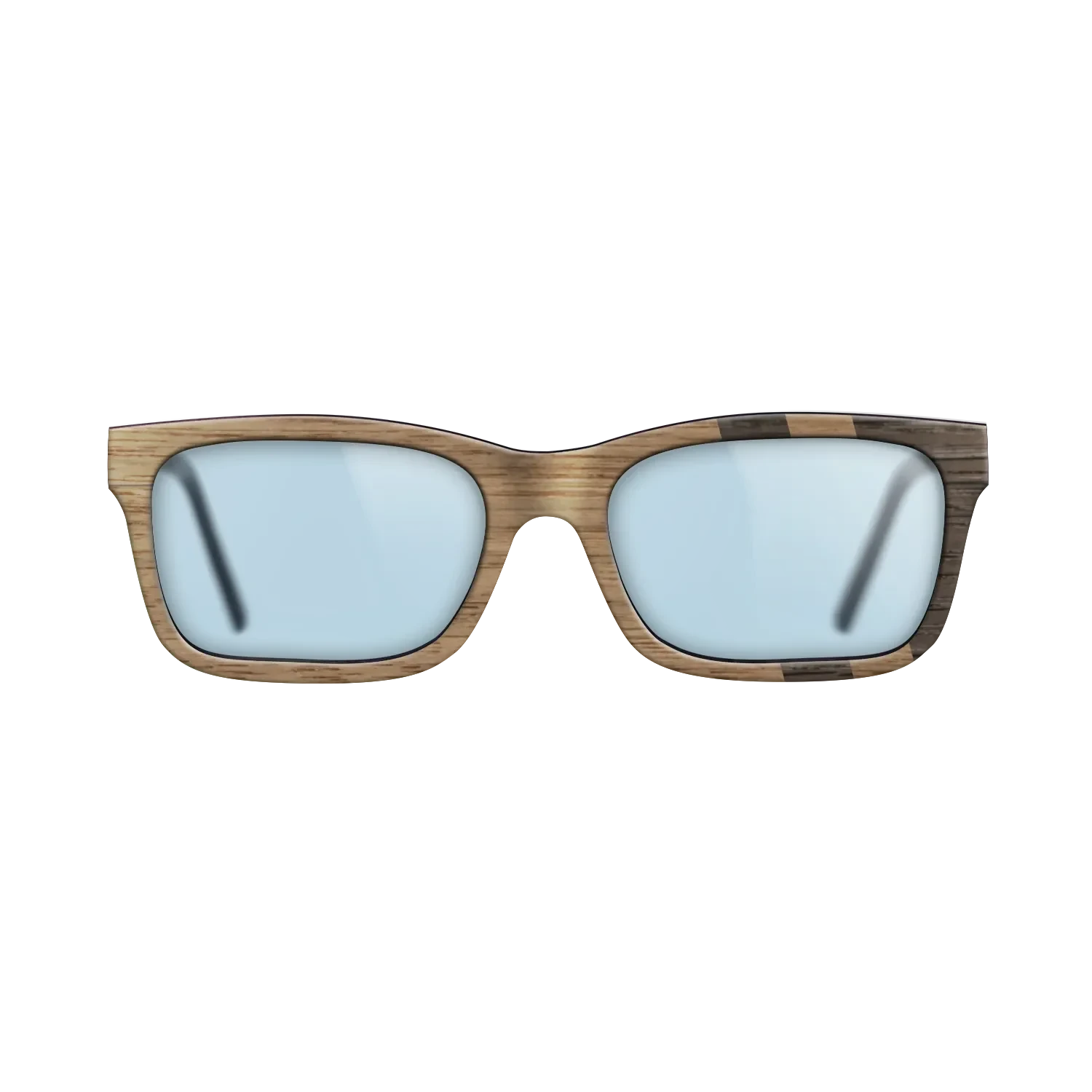 Walnut: Straight Grain,Fumed Oak: Splice - The Sage - Rectangle - SIRIS wood optic