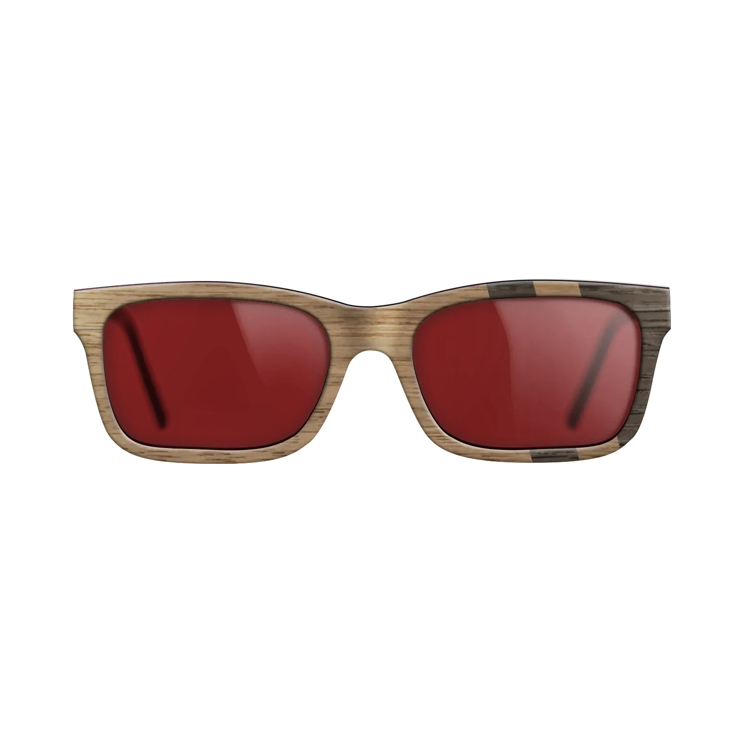 Walnut: Straight Grain,Fumed Oak: Splice - The Sage - Rectangle - SIRIS wood optic