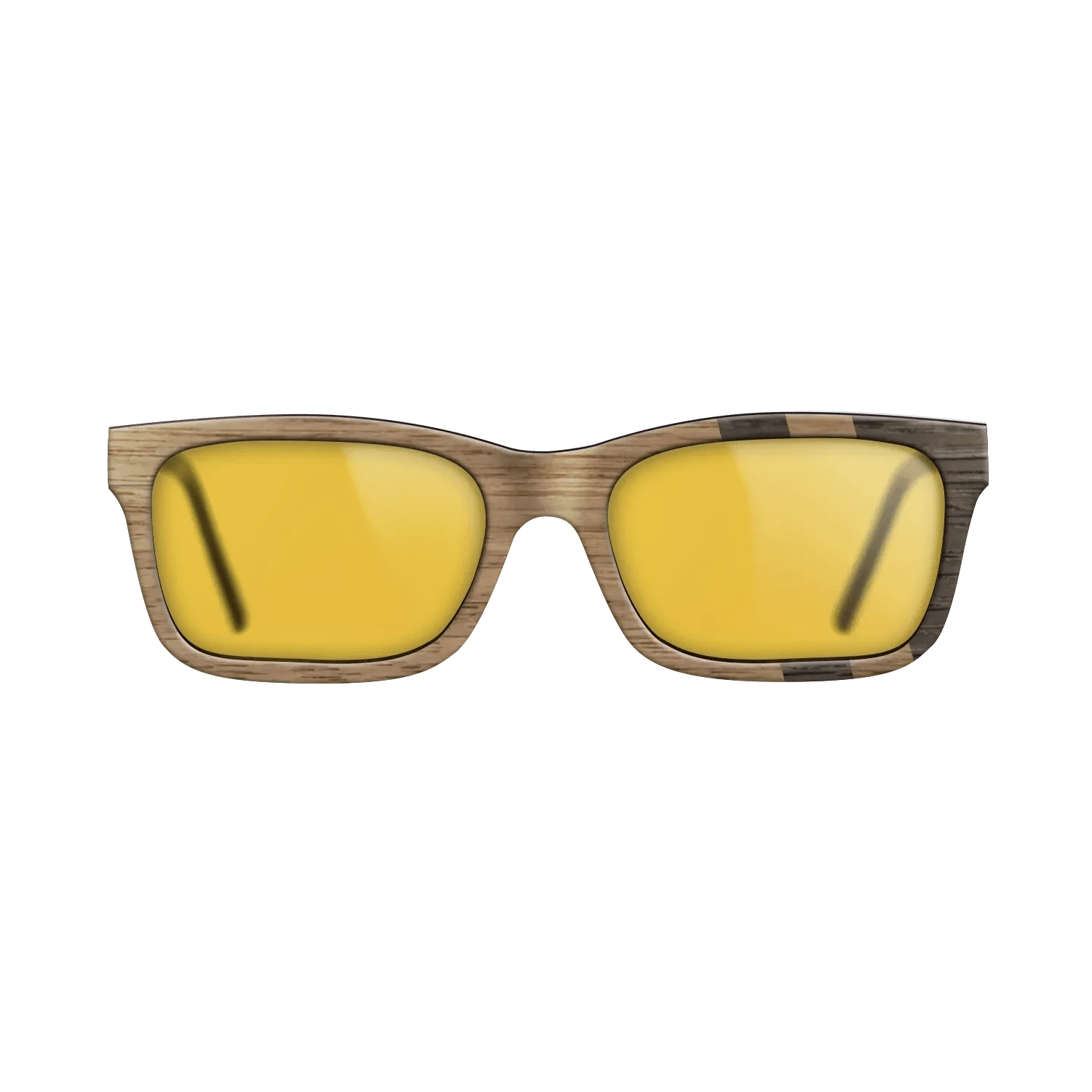 Walnut: Straight Grain,Fumed Oak: Splice - The Sage - Rectangle - SIRIS wood optic