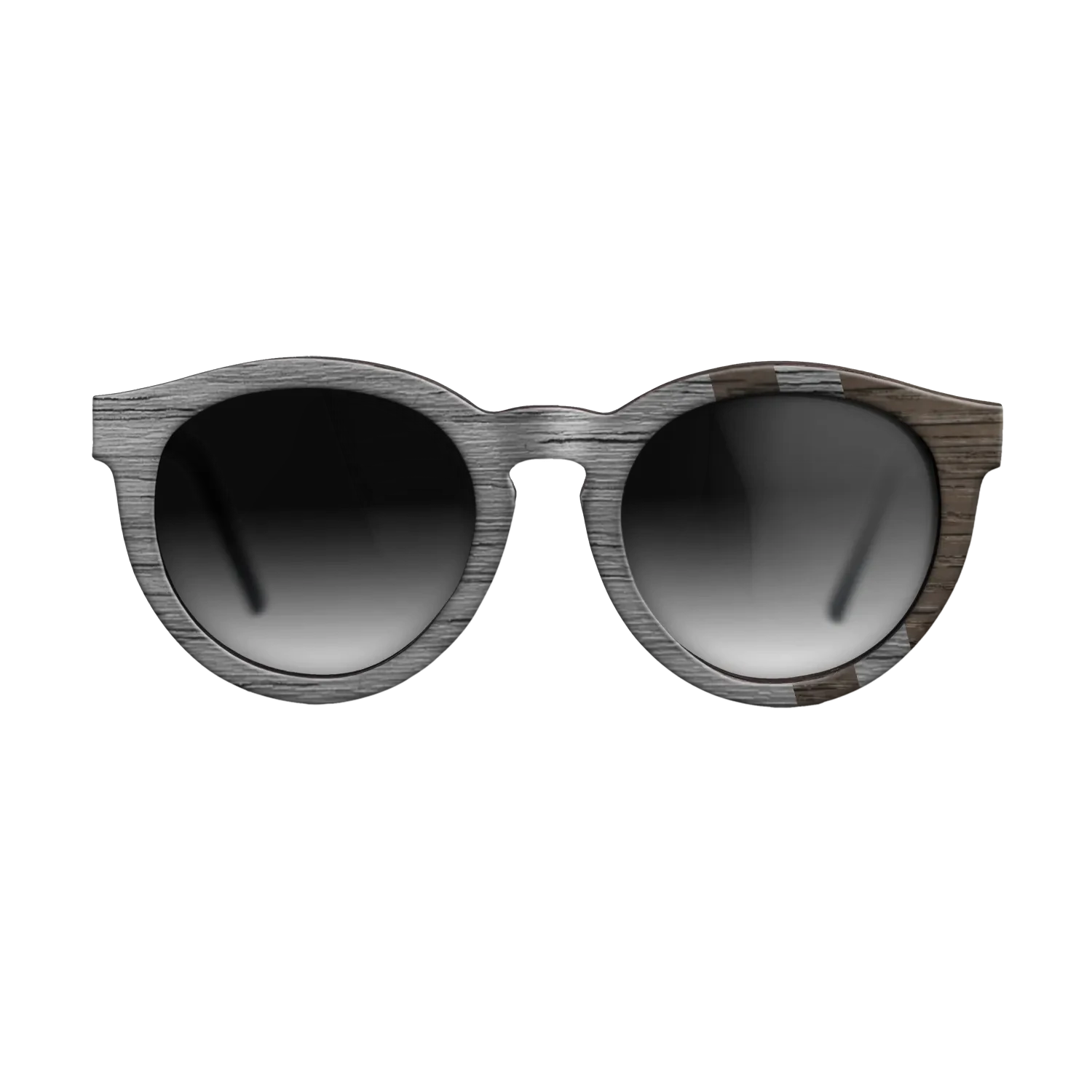 Poplar Dyed: Grey,Fumed Oak: Splice - The Rebel - Round - SIRIS wood optic