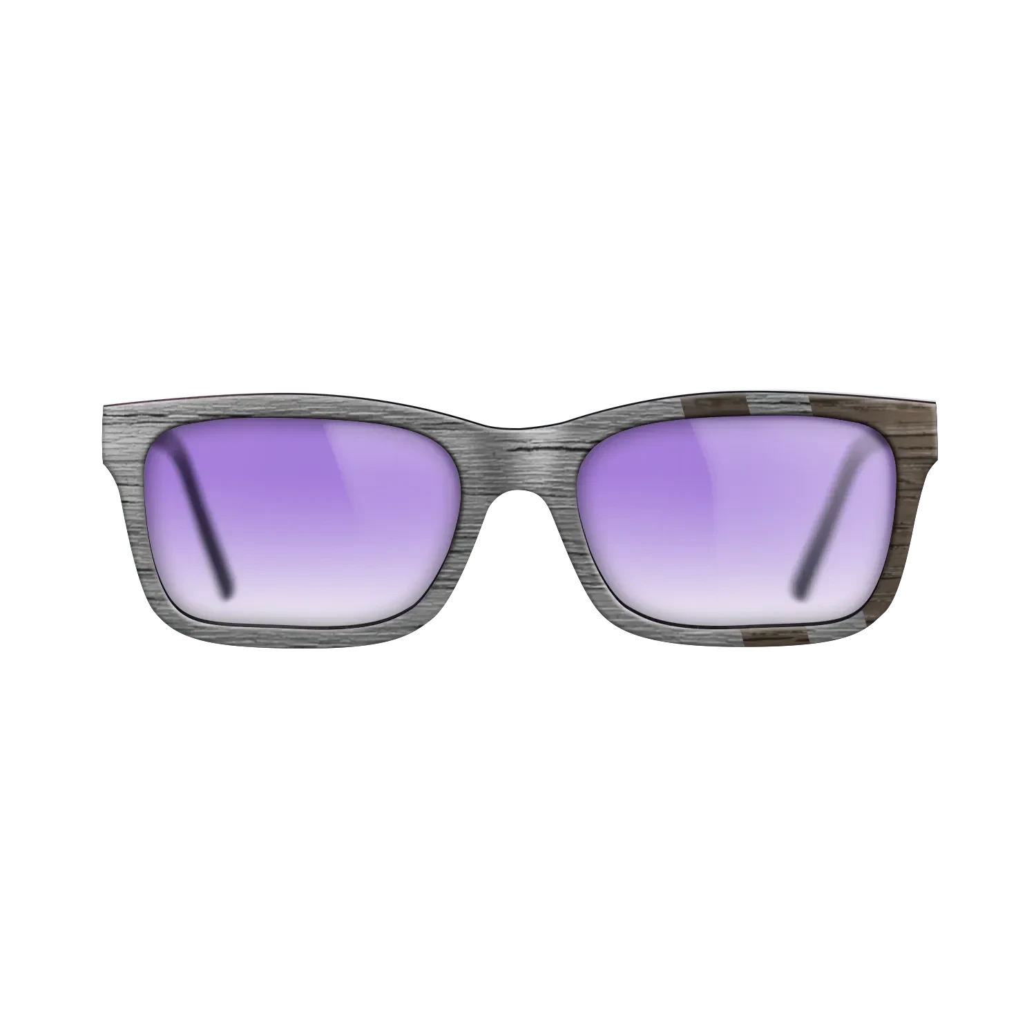 Poplar Dyed: Grey,Fumed Oak: Splice - The Sage - Rectangle - SIRIS wood optic