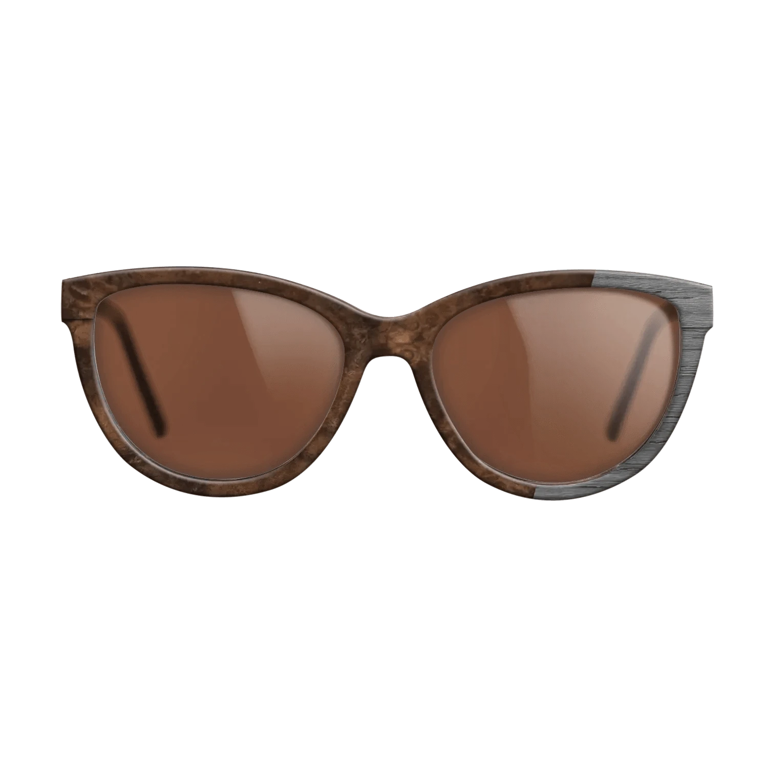 Walnut Burl,Poplar Dyed: Grey: Bauhaus - The Maiden - Cat - 1879 - SIRIS wood optic
