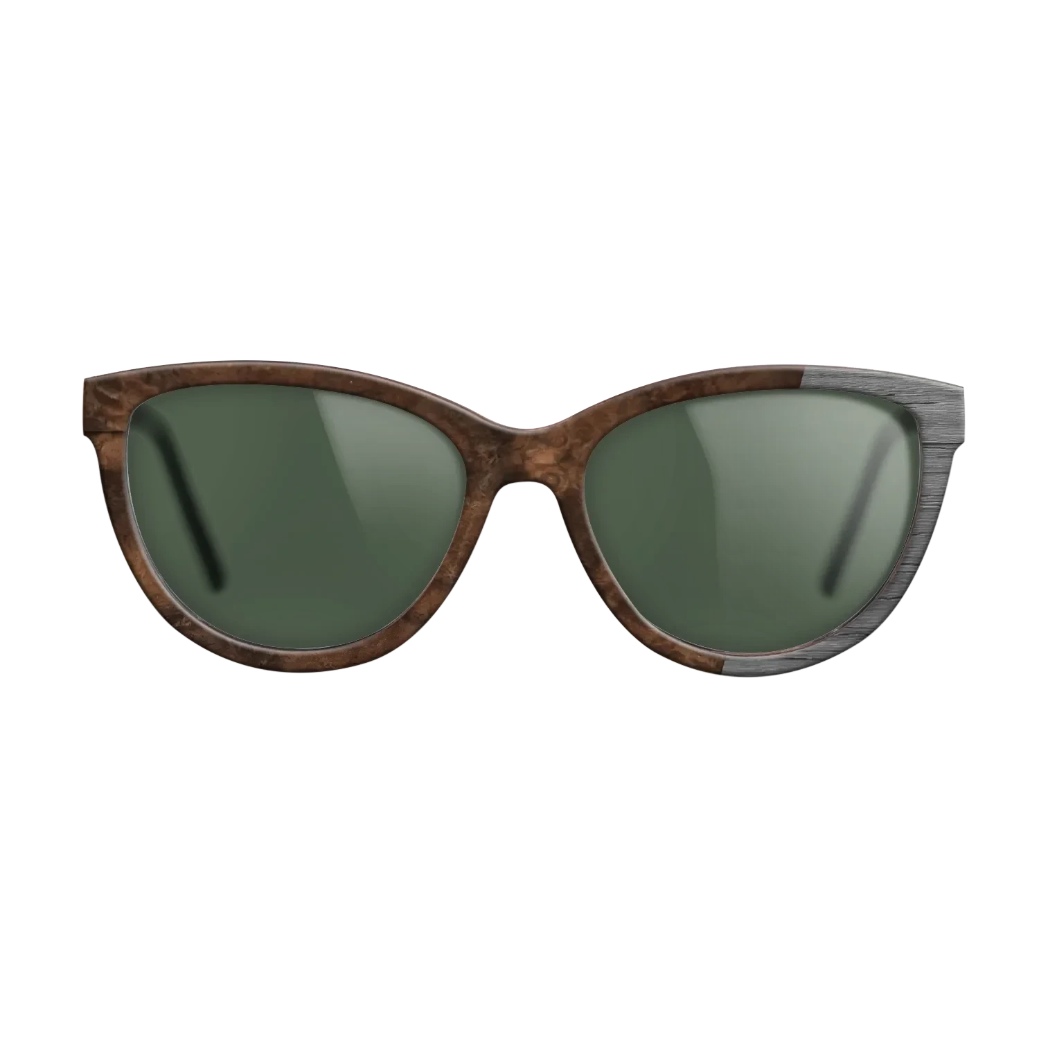 Walnut Burl,Poplar Dyed: Grey: Bauhaus - The Maiden - Cat - 1879 - SIRIS wood optic
