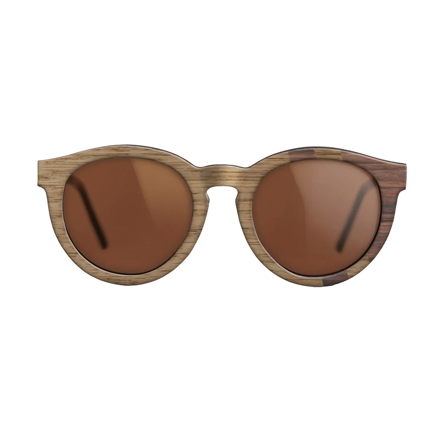 Walnut: Straight Grain,Rosewood Reconstituted: Splice - The Rebel - Round - SIRIS wood optic