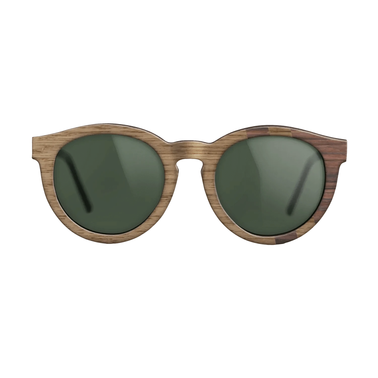 Walnut: Straight Grain,Rosewood Reconstituted: Splice - The Rebel - Round - SIRIS wood optic