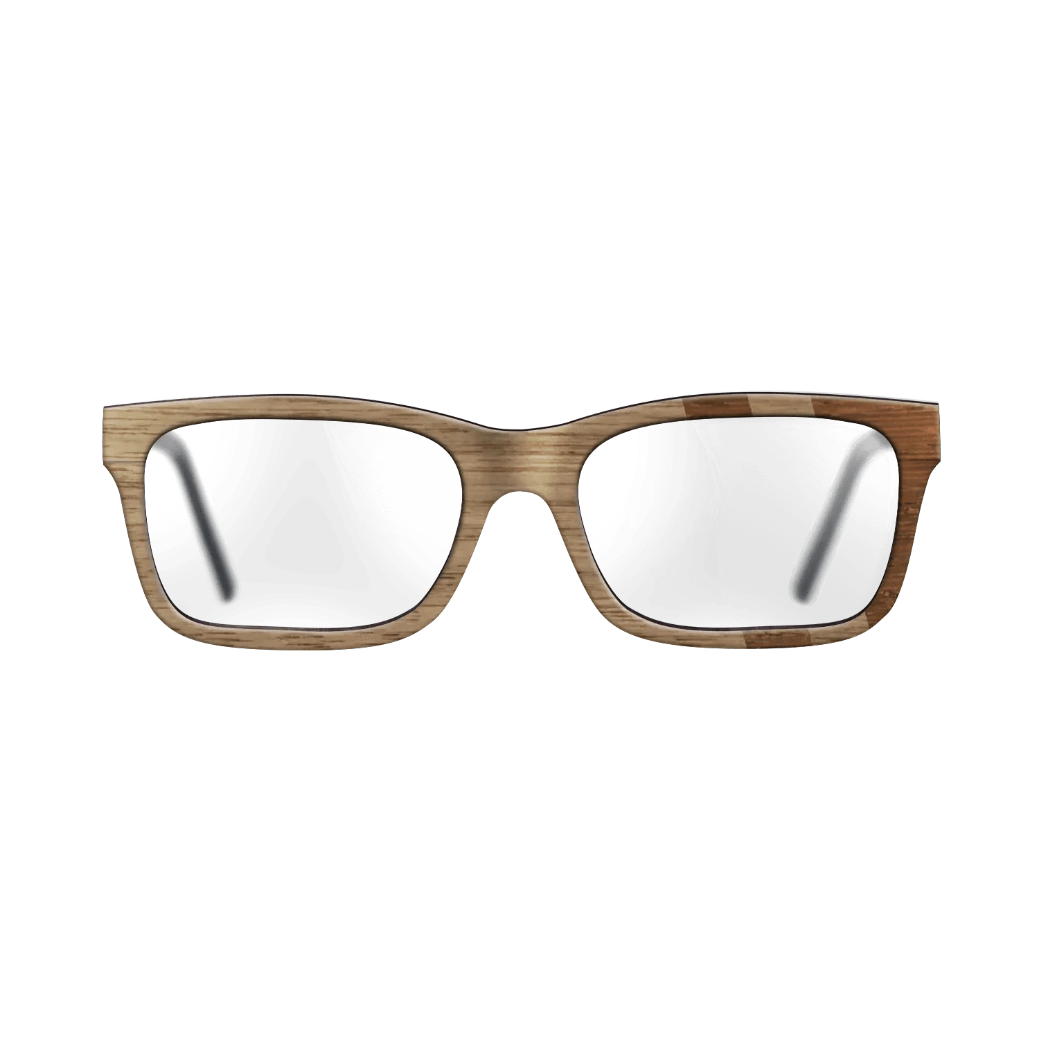 Walnut: Straight Grain,Wenge: Splice - The Sage - Rectangle - SIRIS wood optic