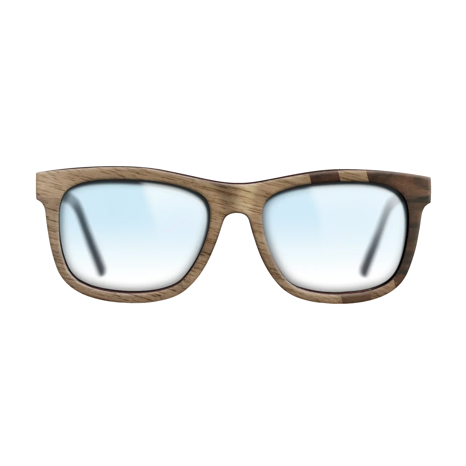 Walnut: Straight Grain,Ziricote Dark Quartered: Splice - The Hero - Square - SIRIS wood optic
