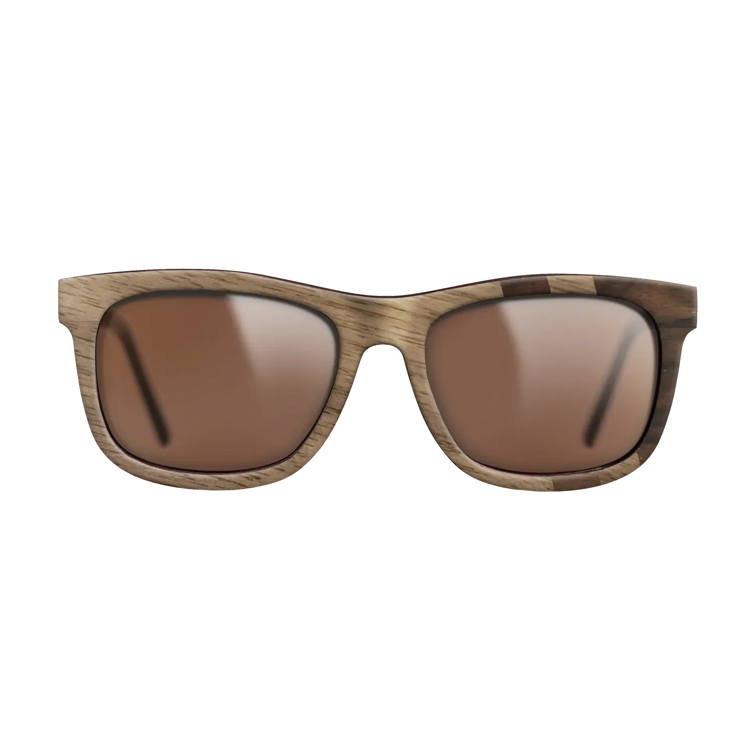 Walnut: Straight Grain,Ziricote Dark Quartered: Splice - The Hero - Square - SIRIS wood optic