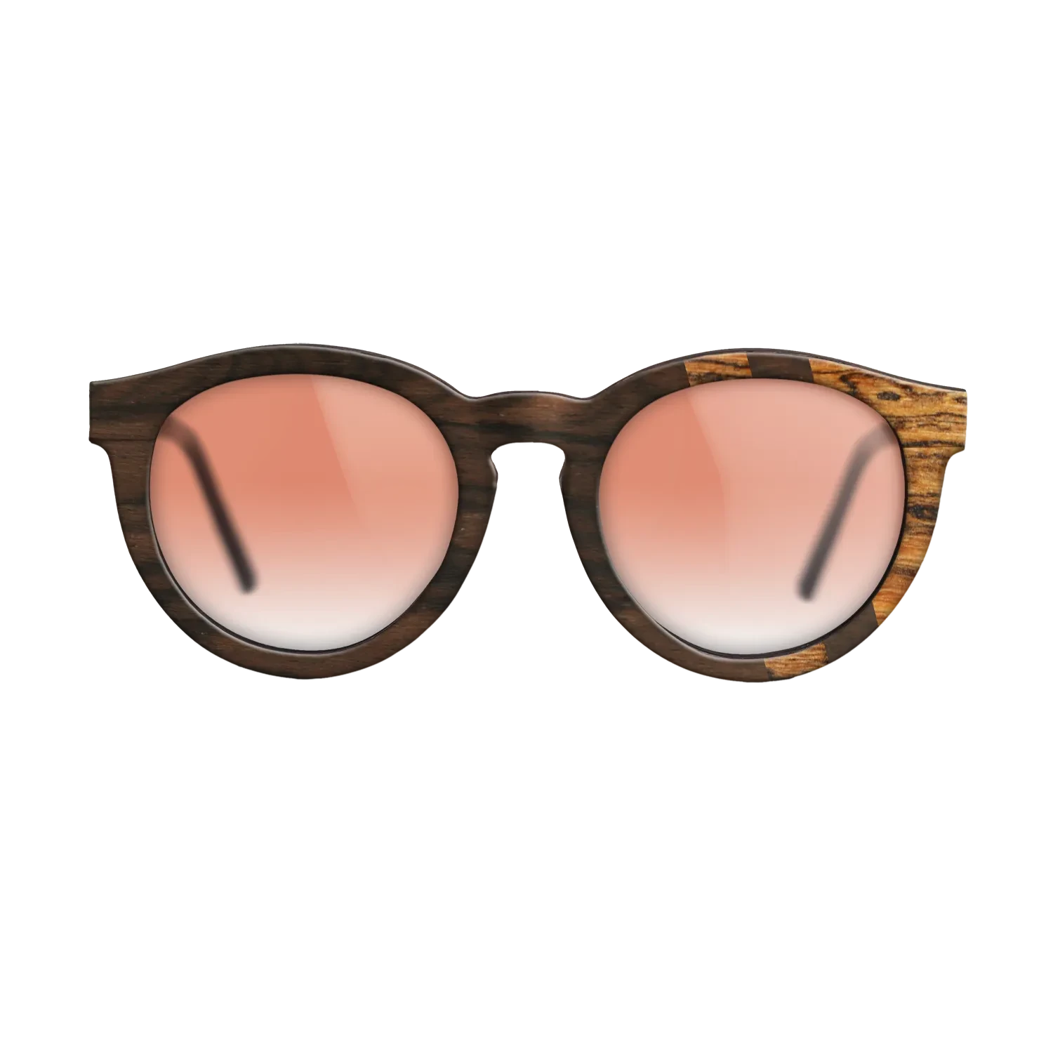 Ziricote Dark Quartered,Bocote: Splice - The Rebel - Round - SIRIS wood optic
