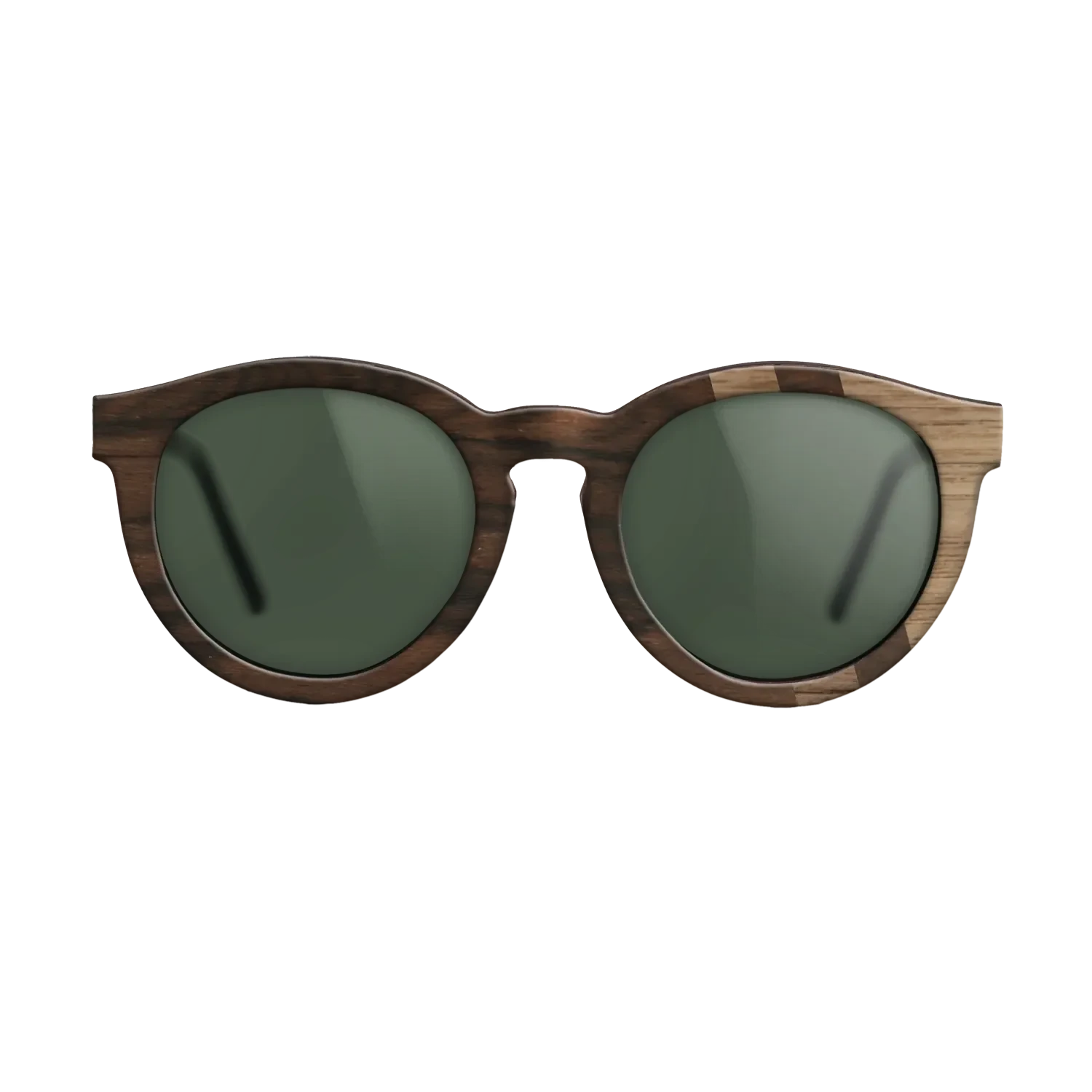 Ziricote Dark Quartered,Walnut: Straight Grain: Splice - The Rebel - Round - 824 - SIRIS wood optic