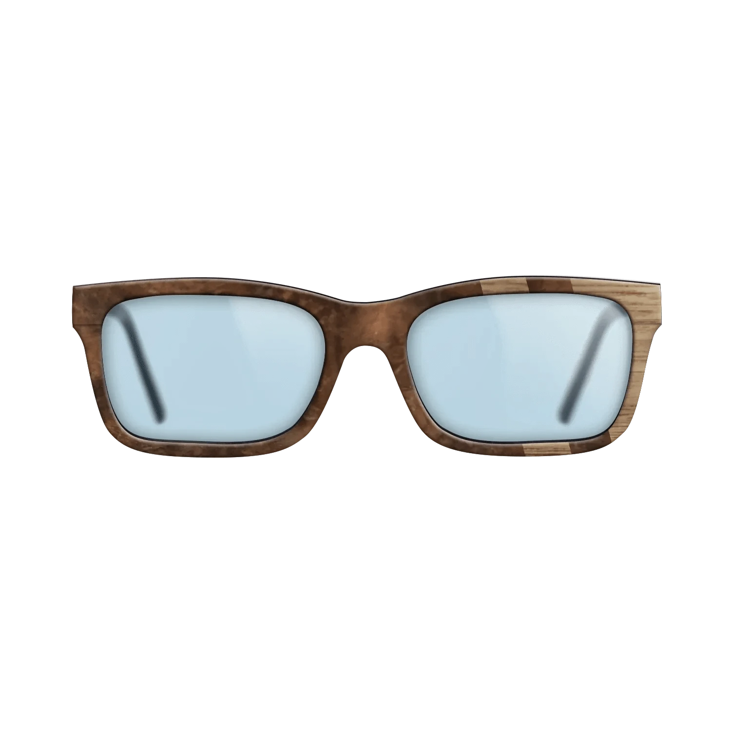 Walnut Burl,Walnut: Straight Grain: Splice - The Sage - Rectangle - 1179 - SIRIS wood optic
