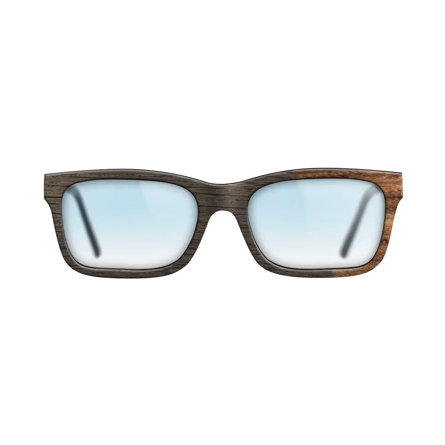 Ziricote Dark Quartered,Santos Rosewood Dark: Splice - The Sage - Rectangle - SIRIS wood optic