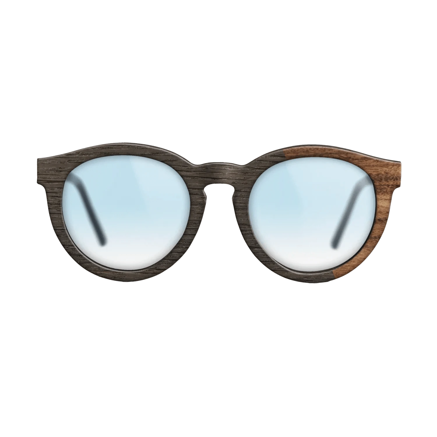 Ziricote Dark Quartered,Santos Rosewood Dark: Splice - The Rebel - Round - SIRIS wood optic
