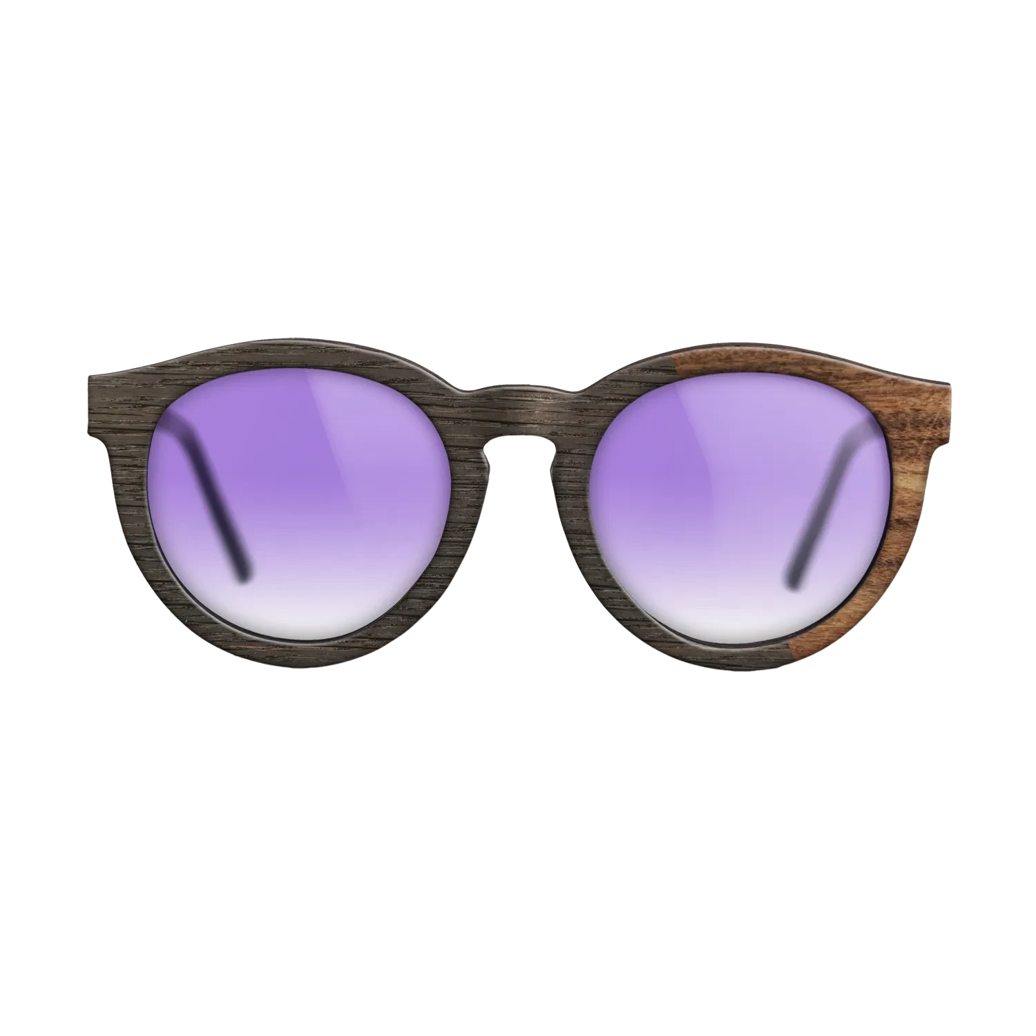 Ziricote Dark Quartered,Santos Rosewood Dark: Splice - The Rebel - Round - SIRIS wood optic
