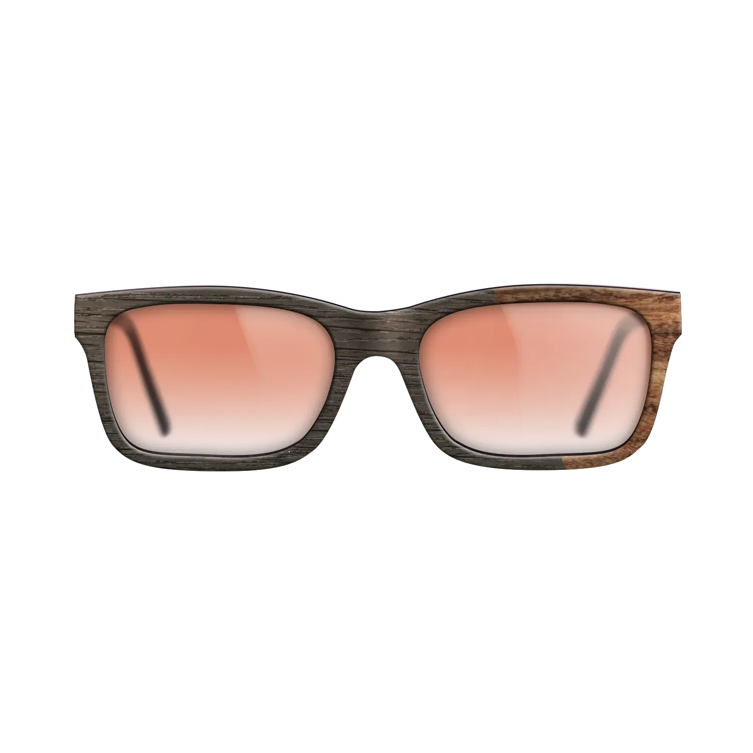 Ziricote Dark Quartered,Santos Rosewood Dark: Splice - The Sage - Rectangle - SIRIS wood optic