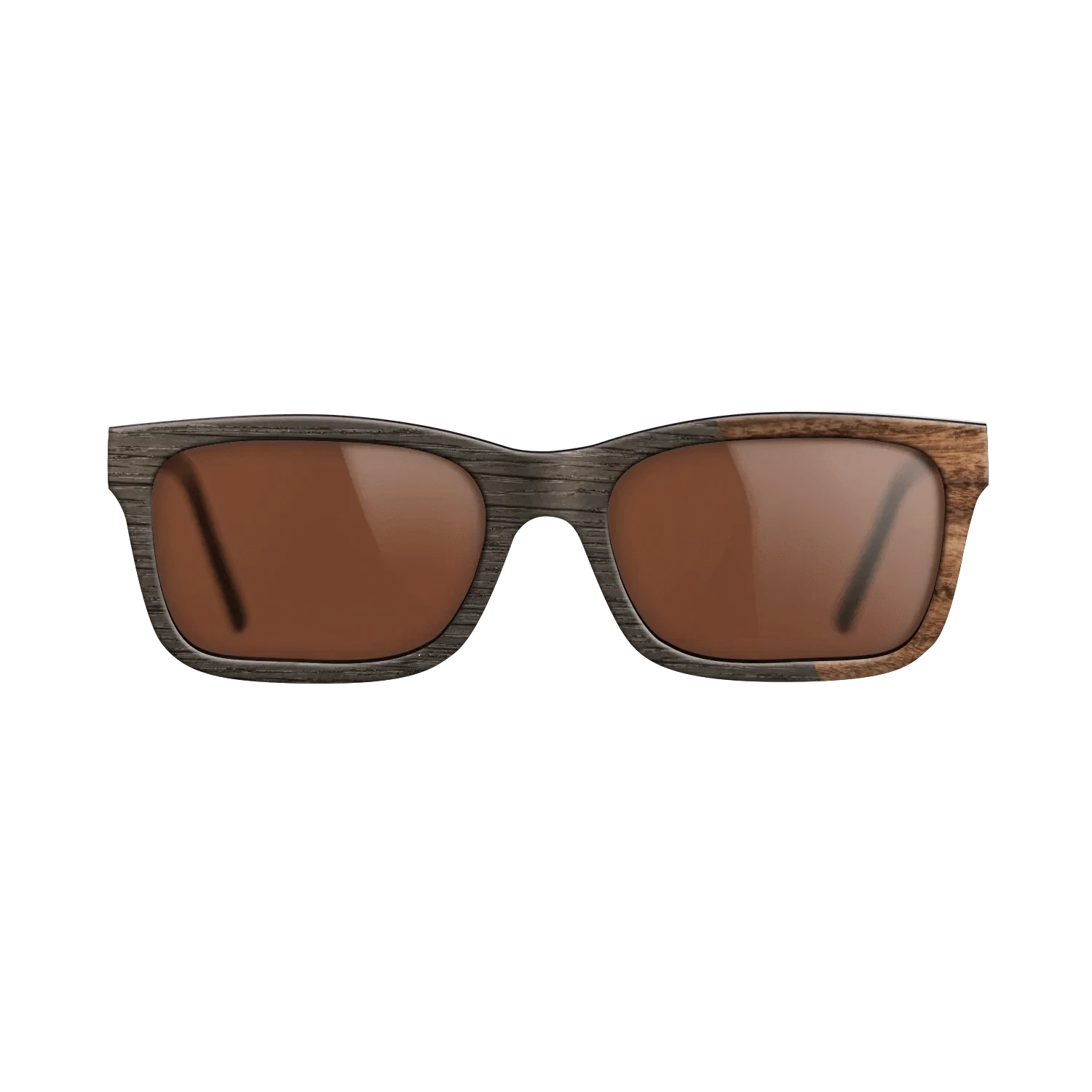 Ziricote Dark Quartered,Santos Rosewood Dark: Splice - The Sage - Rectangle - SIRIS wood optic