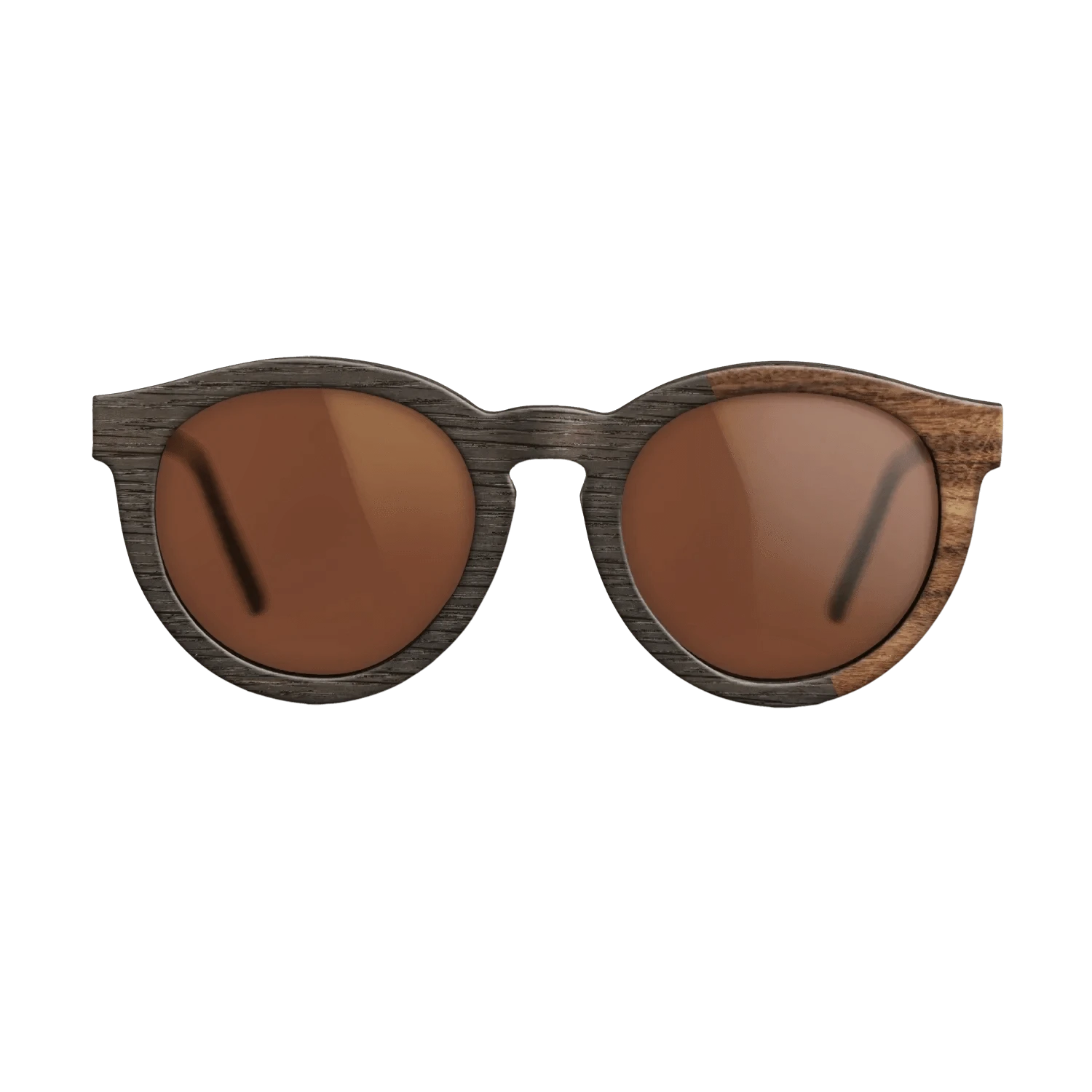 Ziricote Dark Quartered,Santos Rosewood Dark: Splice - The Rebel - Round - SIRIS wood optic