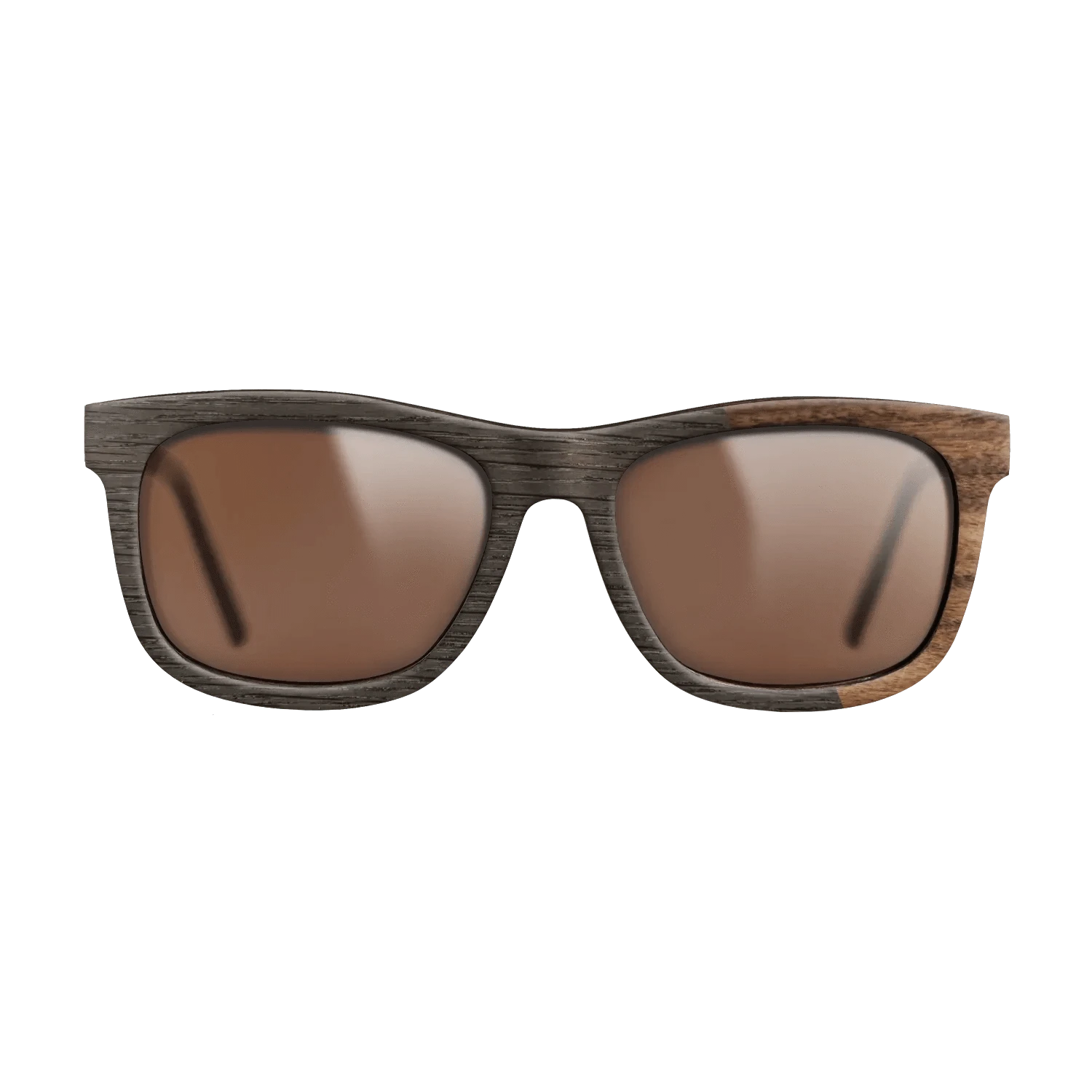 Ziricote Dark Quartered,Santos Rosewood Dark: Splice - The Hero - Square - SIRIS wood optic