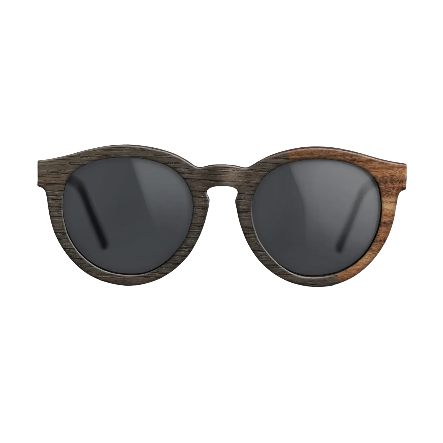 Ziricote Dark Quartered,Santos Rosewood Dark: Splice - The Rebel - Round - SIRIS wood optic