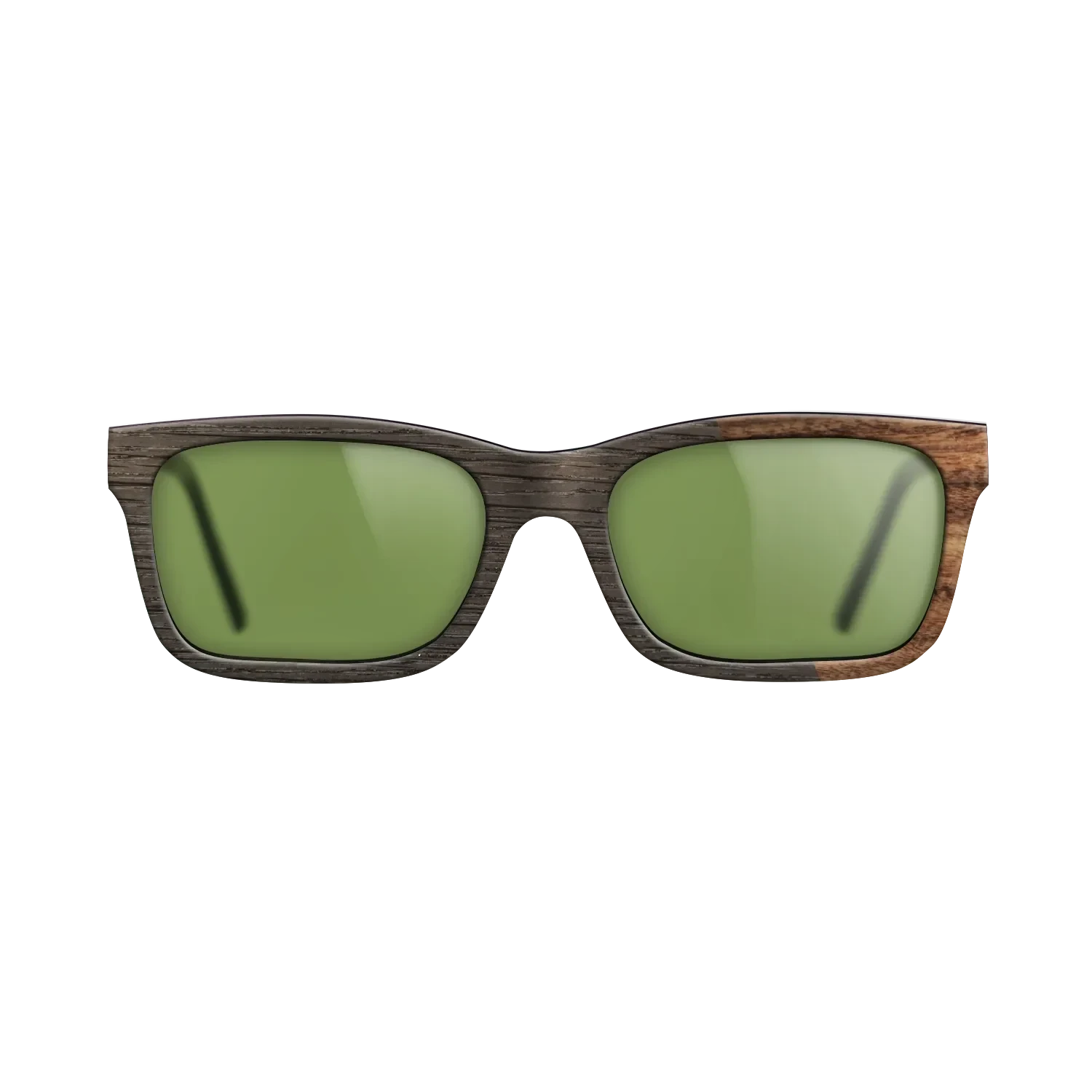 Ziricote Dark Quartered,Santos Rosewood Dark: Splice - The Sage - Rectangle - SIRIS wood optic