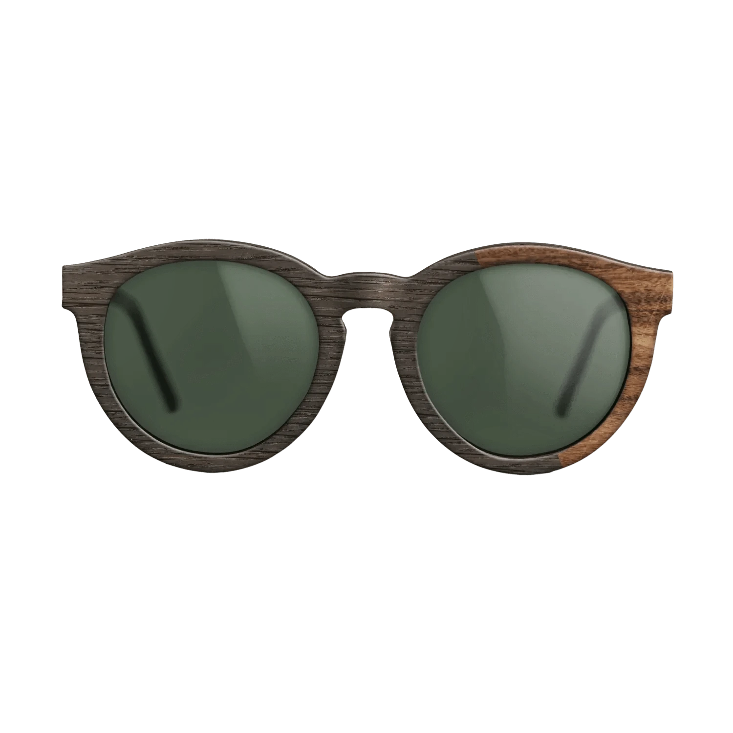Ziricote Dark Quartered,Santos Rosewood Dark: Splice - The Rebel - Round - SIRIS wood optic