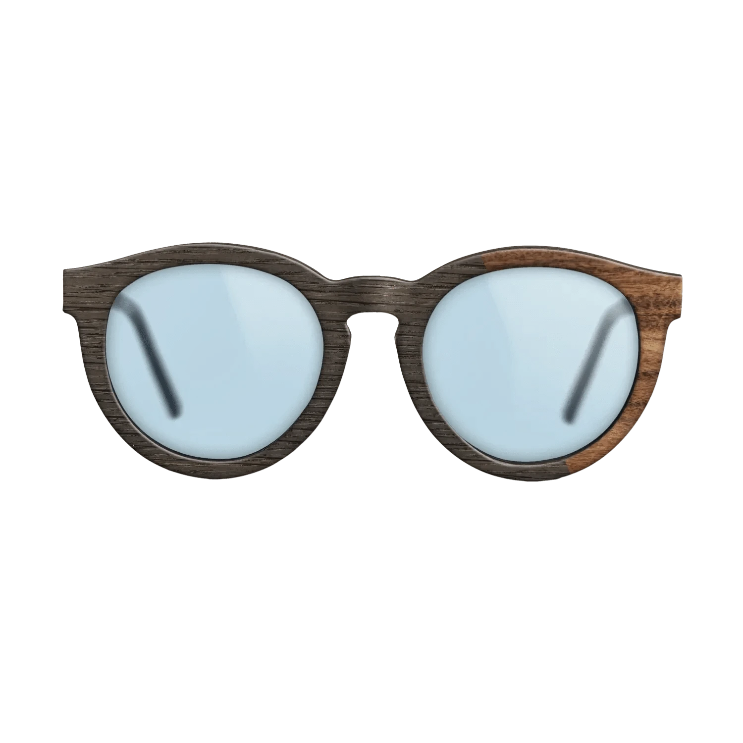 Ziricote Dark Quartered,Santos Rosewood Dark: Splice - The Rebel - Round - SIRIS wood optic