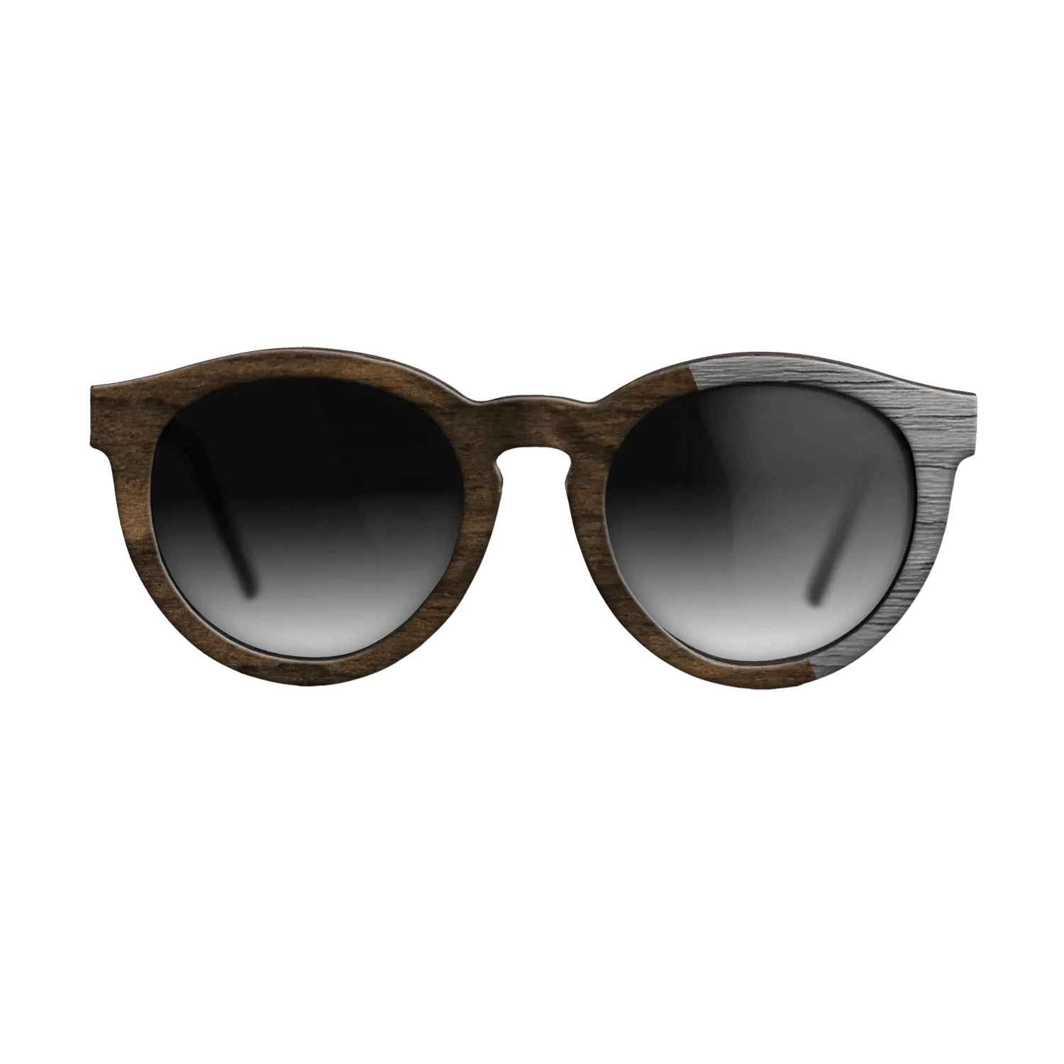 Ziricote Dark Quartered,Poplar Dyed: Grey: Splice - The Rebel - Round - 1338 - SIRIS wood optic