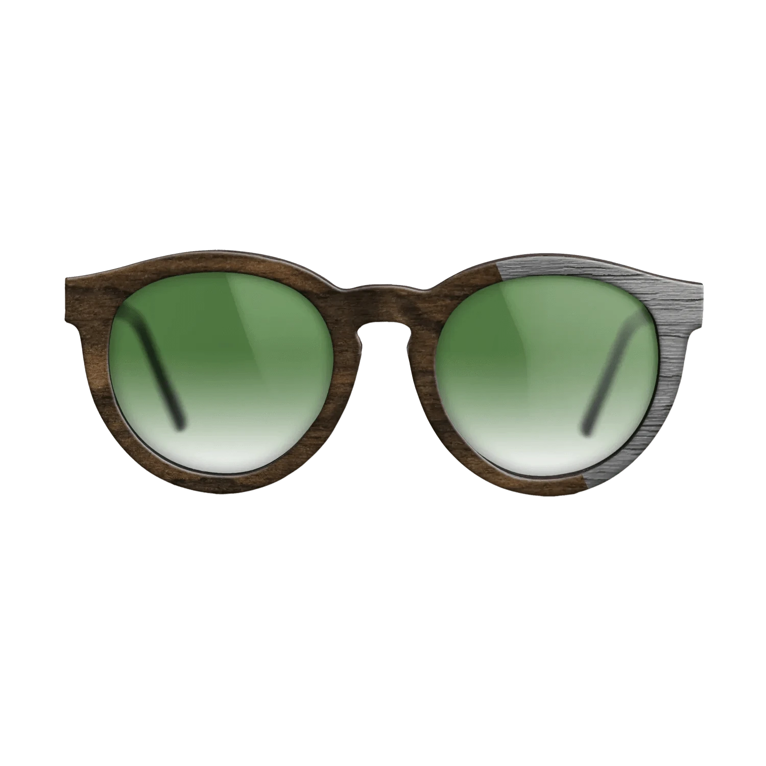 Ziricote Dark Quartered,Poplar Dyed: Grey: Splice - The Rebel - Round - 1338 - SIRIS wood optic