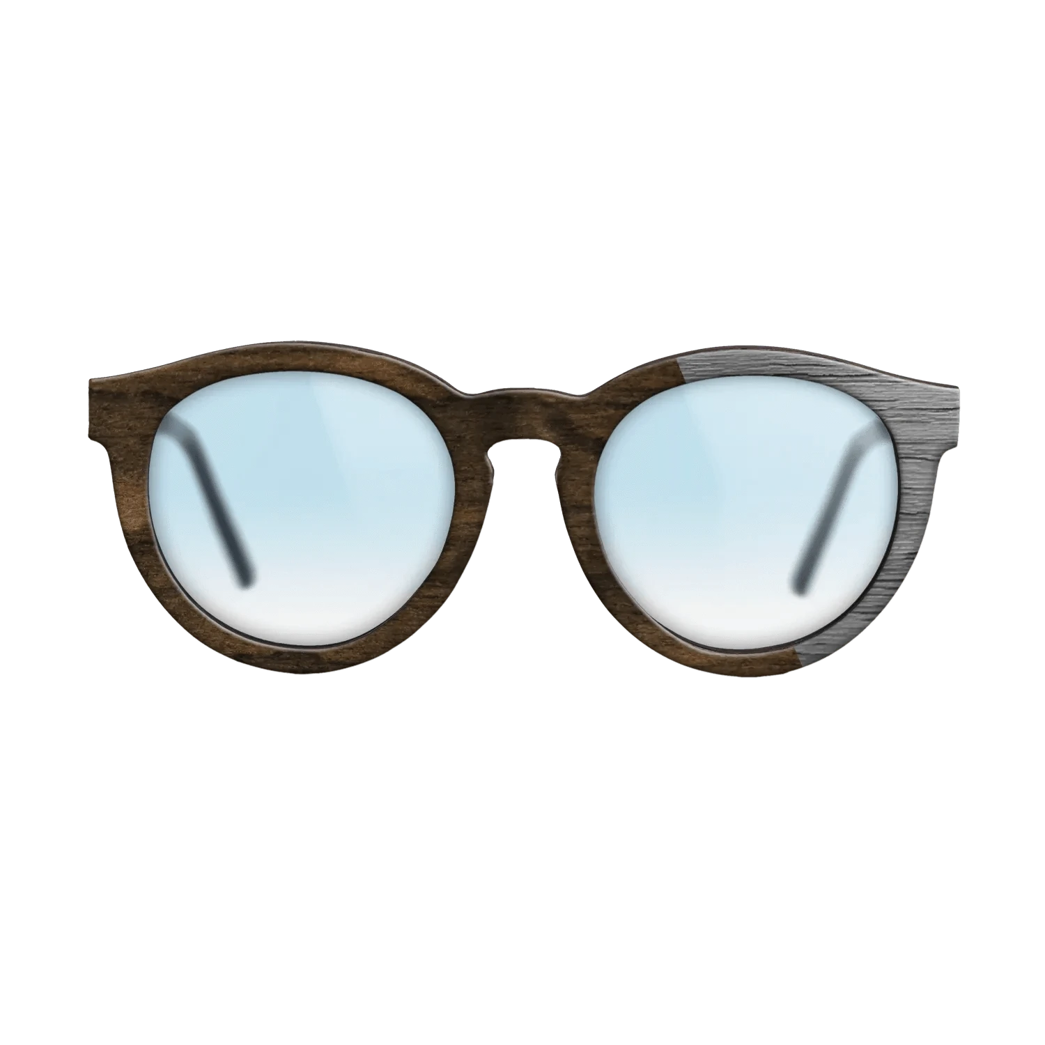 Ziricote Dark Quartered,Poplar Dyed: Grey: Splice - The Rebel - Round - 1338 - SIRIS wood optic