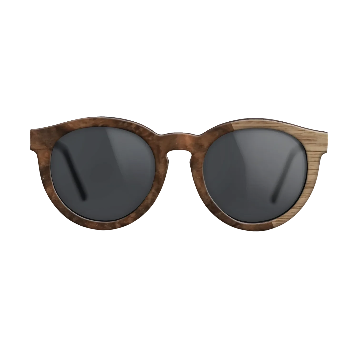 Walnut Burl,Walnut: Straight Grain: Splice - The Rebel - Round - 754 - SIRIS wood optic