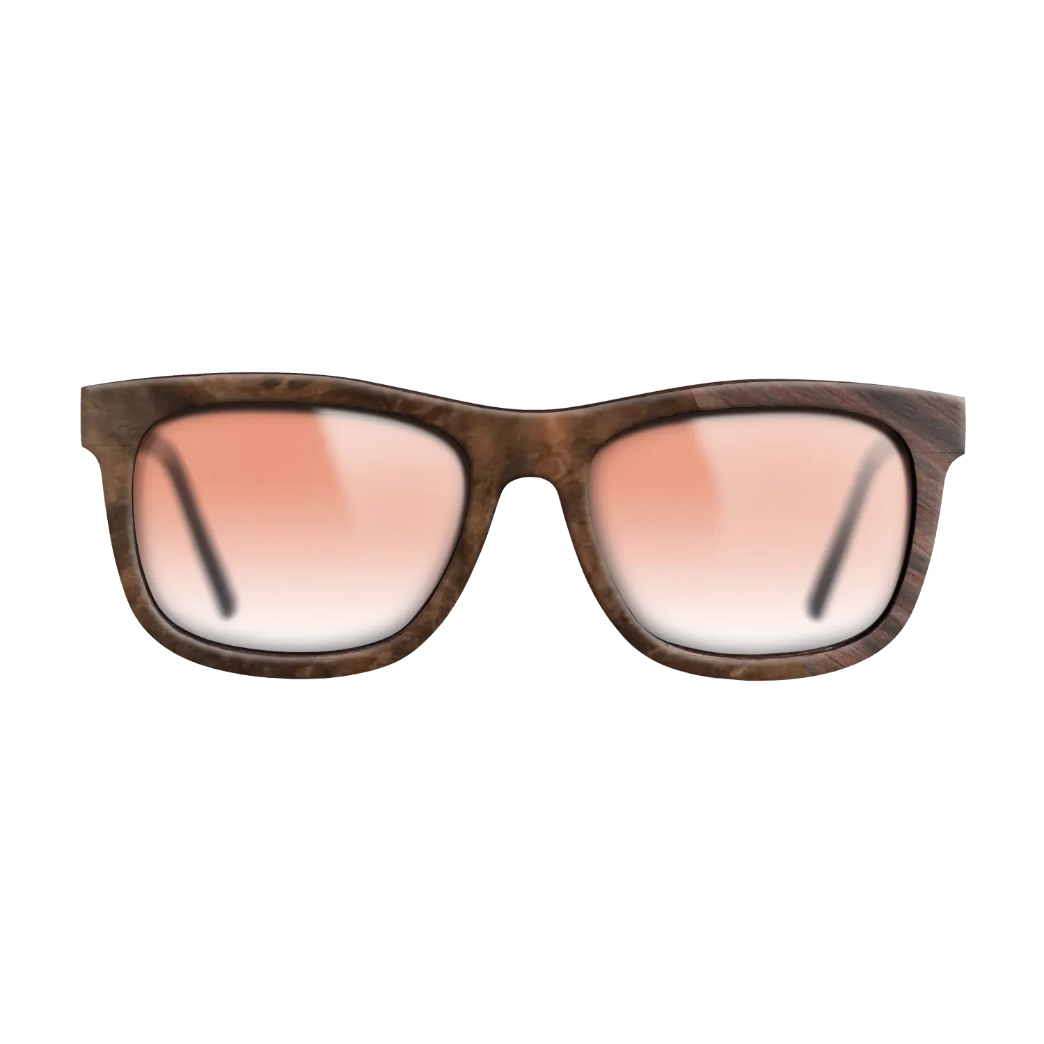 Walnut Burl,Rosewood Reconstituted: Splice - The Hero - Square - SIRIS wood optic