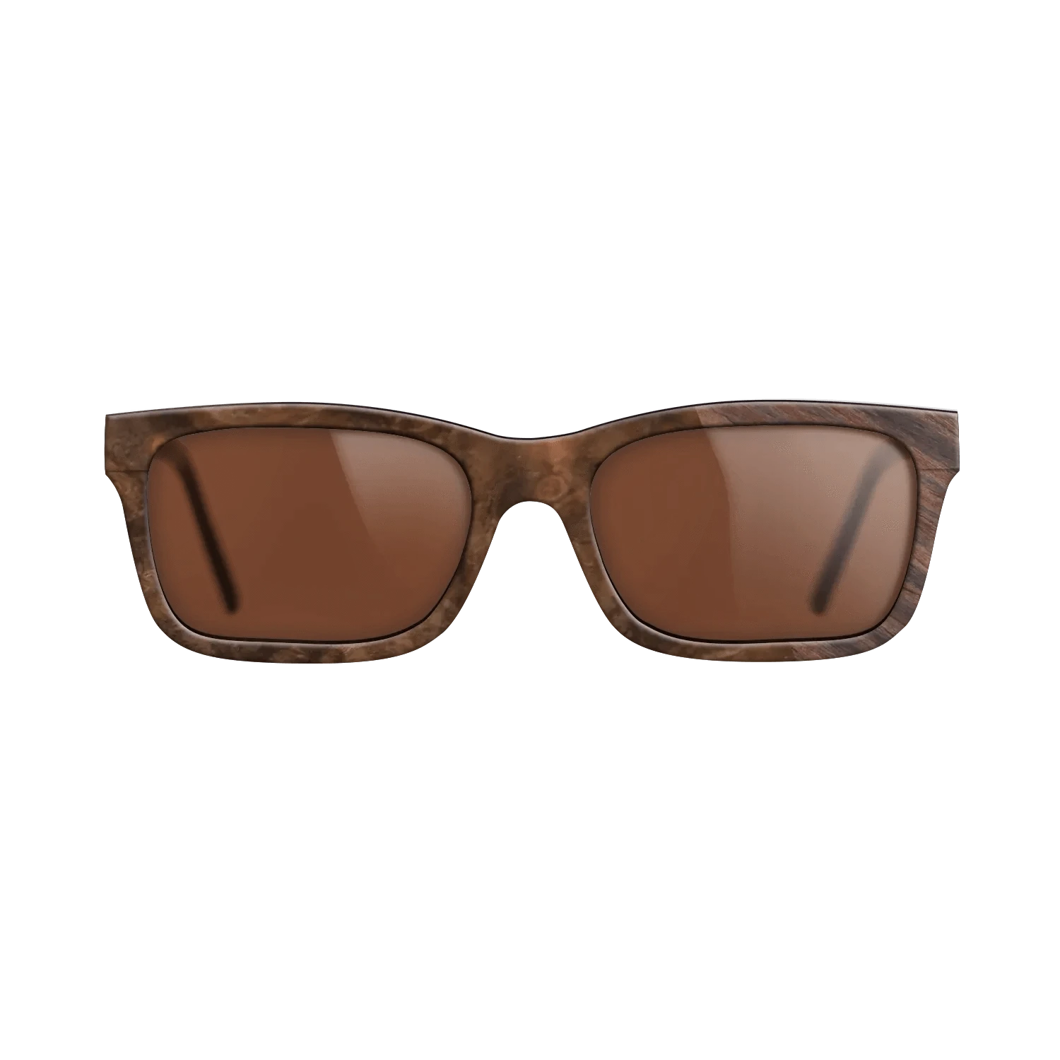 Walnut Burl,Rosewood Reconstituted: Splice - The Sage - Rectangle - SIRIS wood optic
