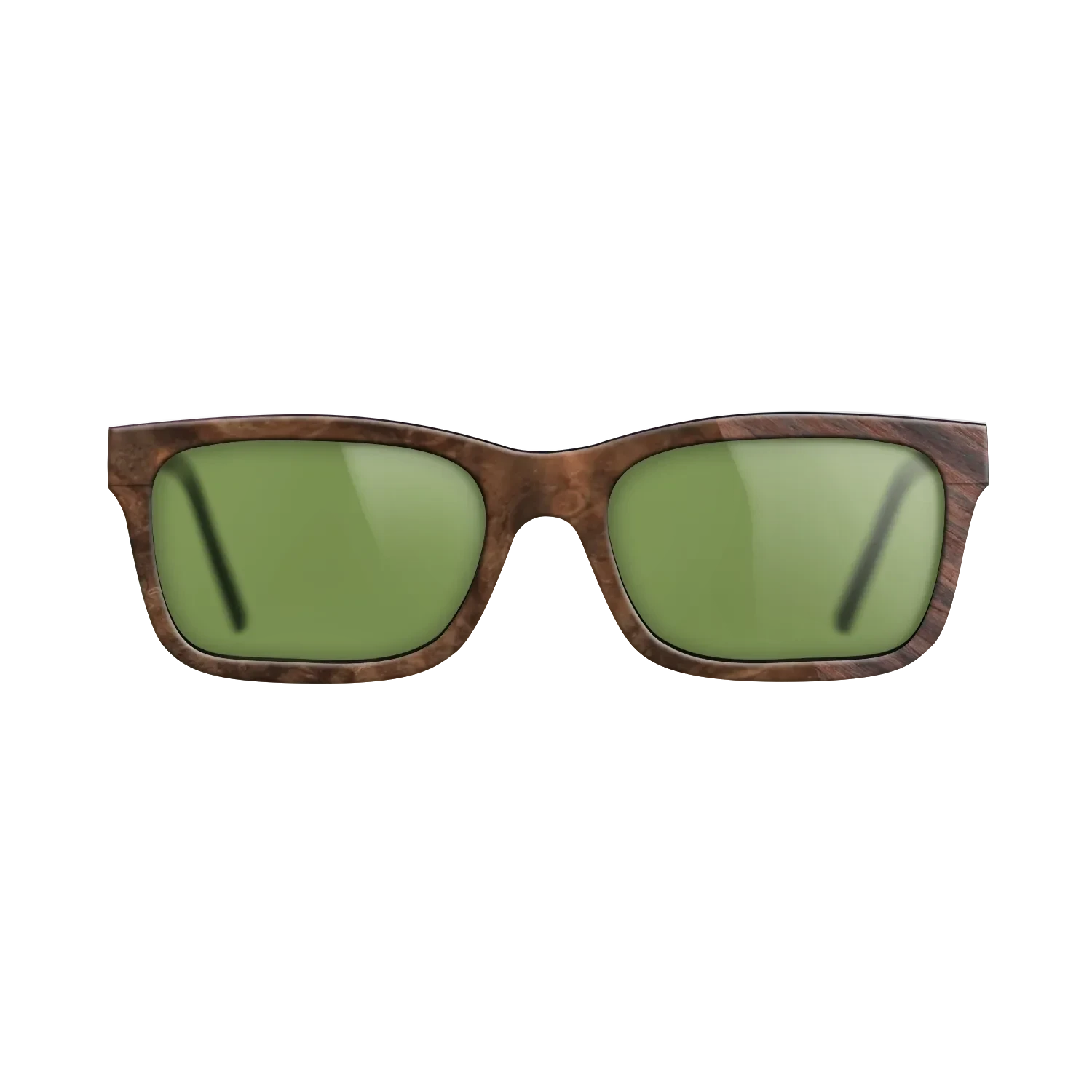 Walnut Burl,Rosewood Reconstituted: Splice - The Sage - Rectangle - SIRIS wood optic