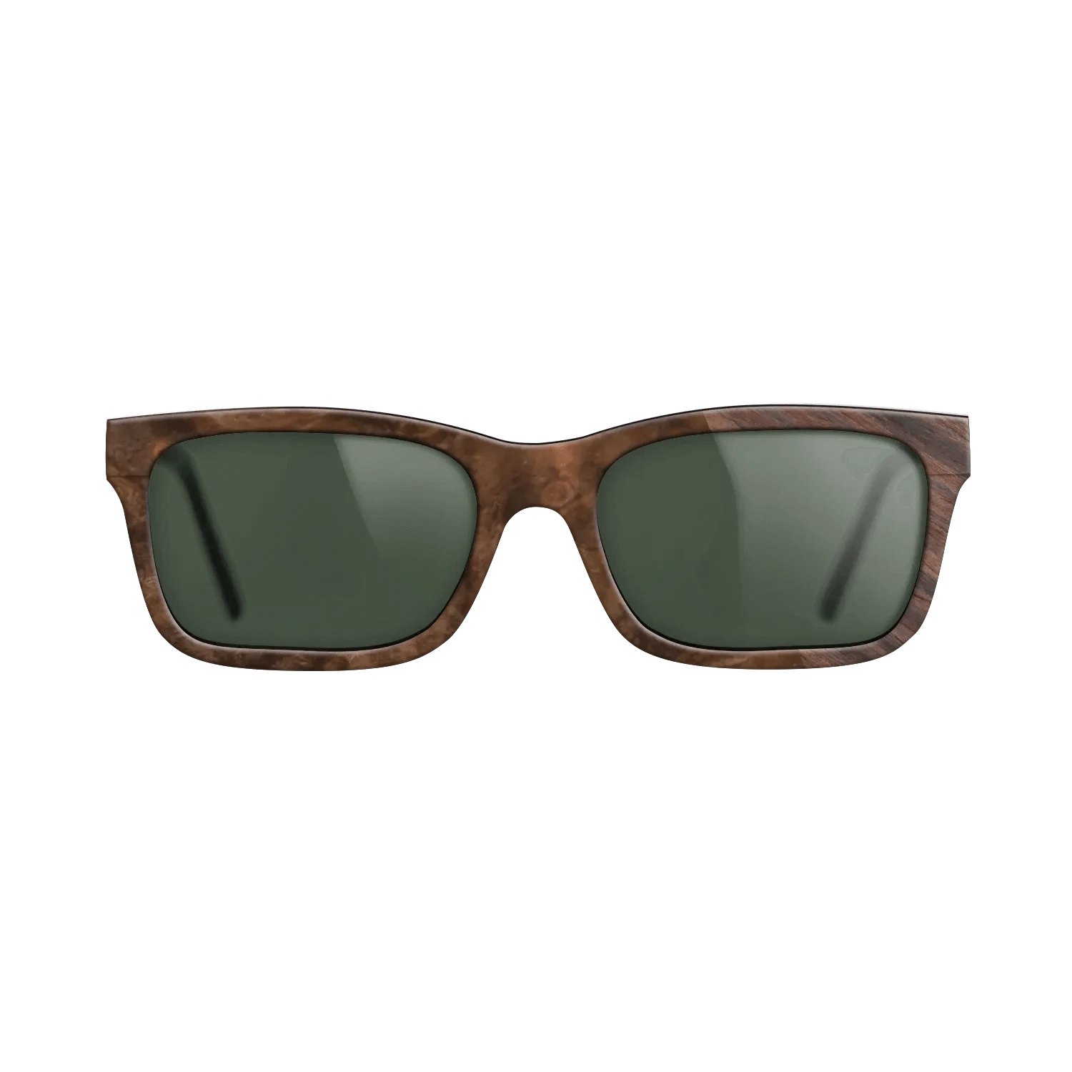 Walnut Burl,Rosewood Reconstituted: Splice - The Sage - Rectangle - SIRIS wood optic