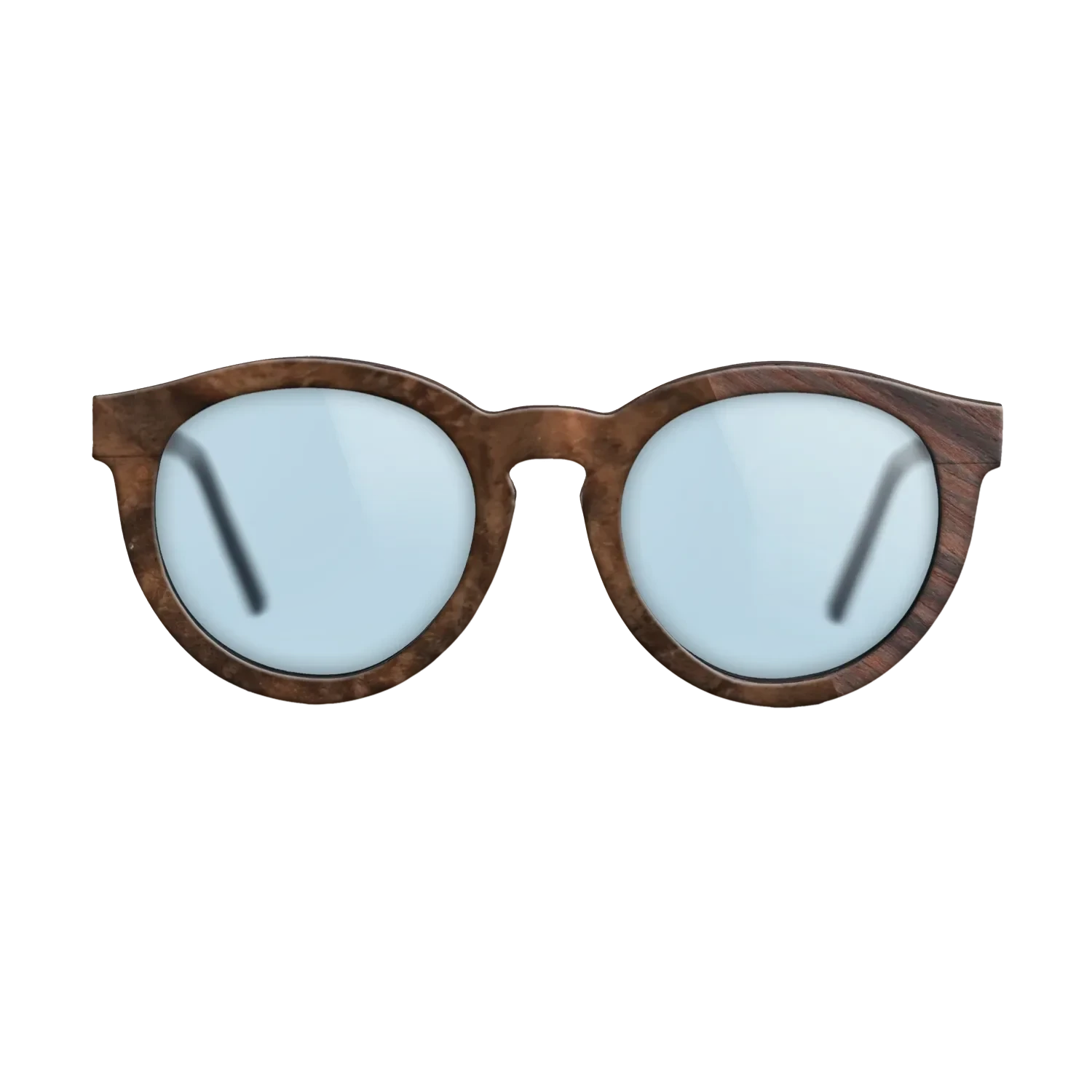 Walnut Burl,Rosewood Reconstituted: Splice - The Rebel - Round - SIRIS wood optic