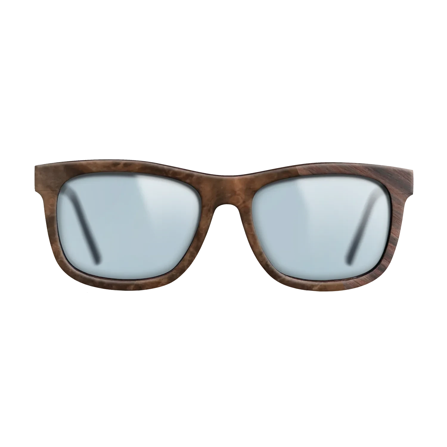 Walnut Burl,Rosewood Reconstituted: Splice - The Hero - Square - SIRIS wood optic